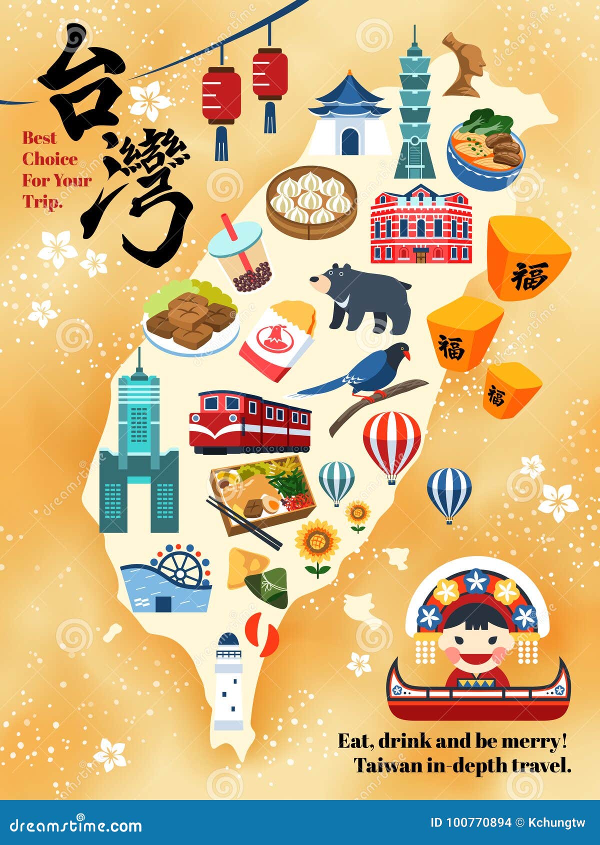 taiwan travel map