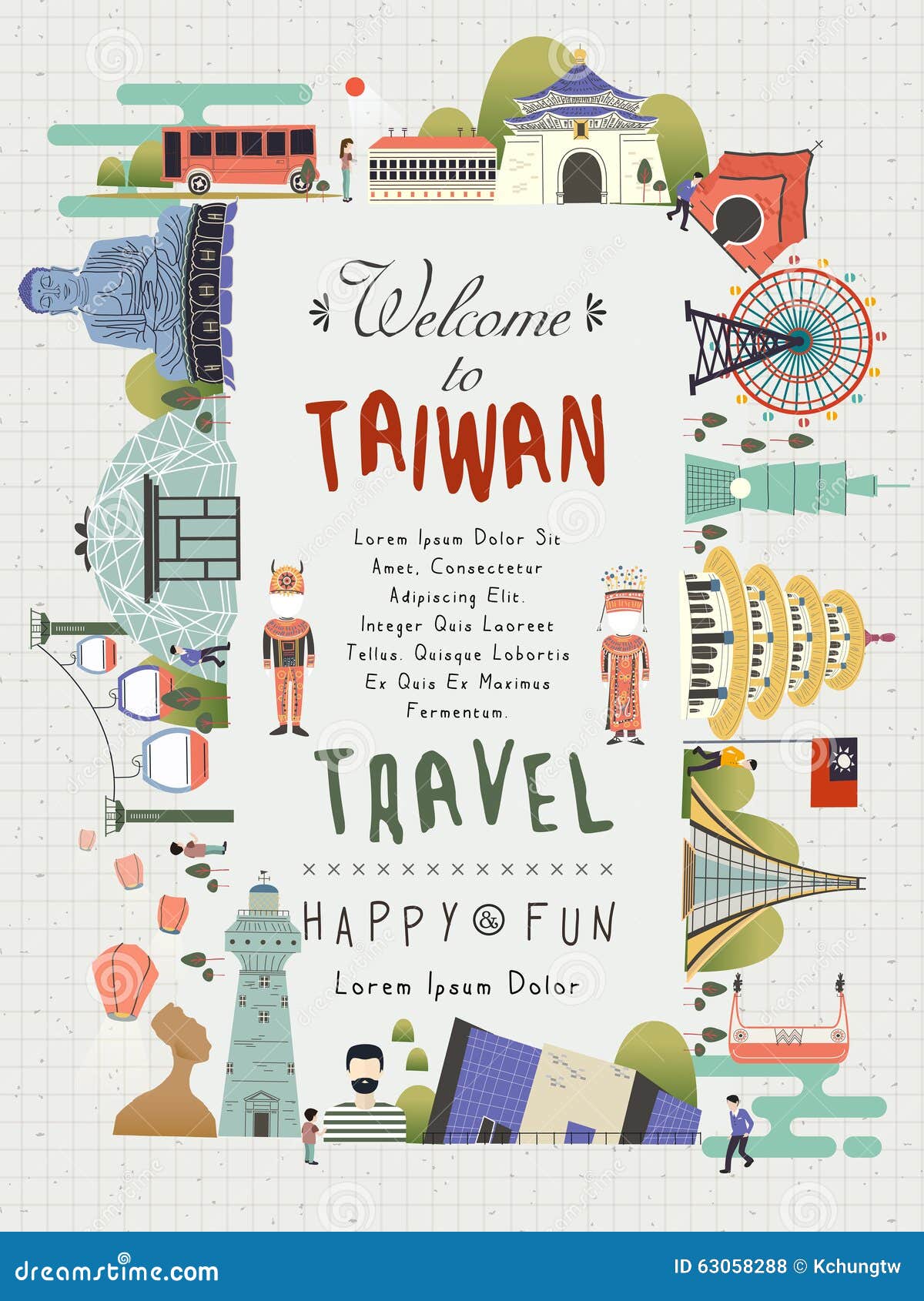 taiwan travel poster