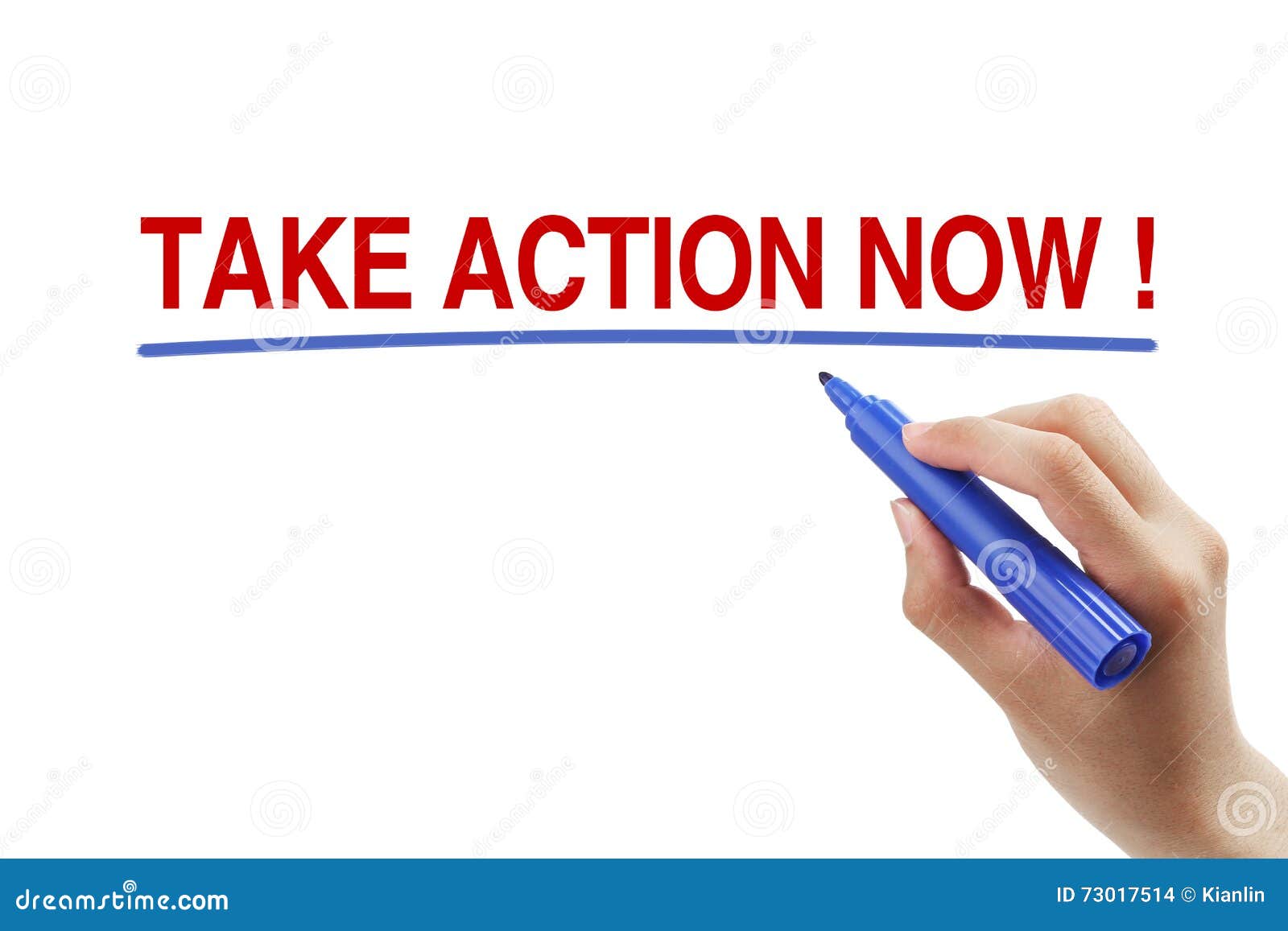 take action now