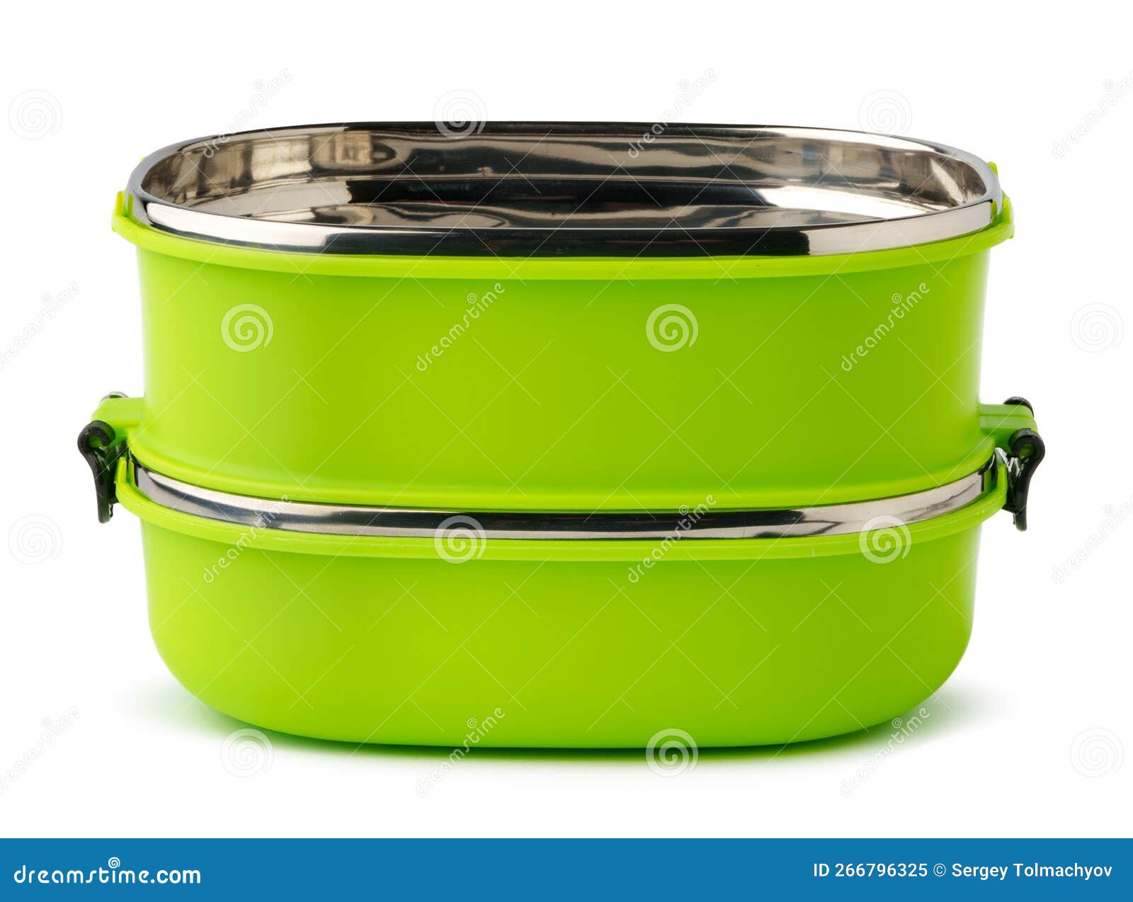 Take Away Food Boxes Containers on White Background Stock Image Image