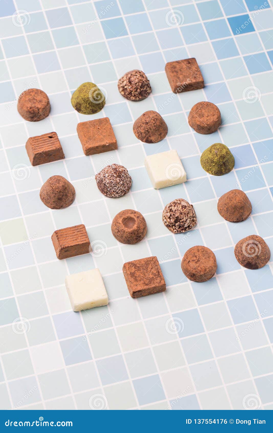 Different Flavors of Chocolate Stock Photo Image of dark, flavors