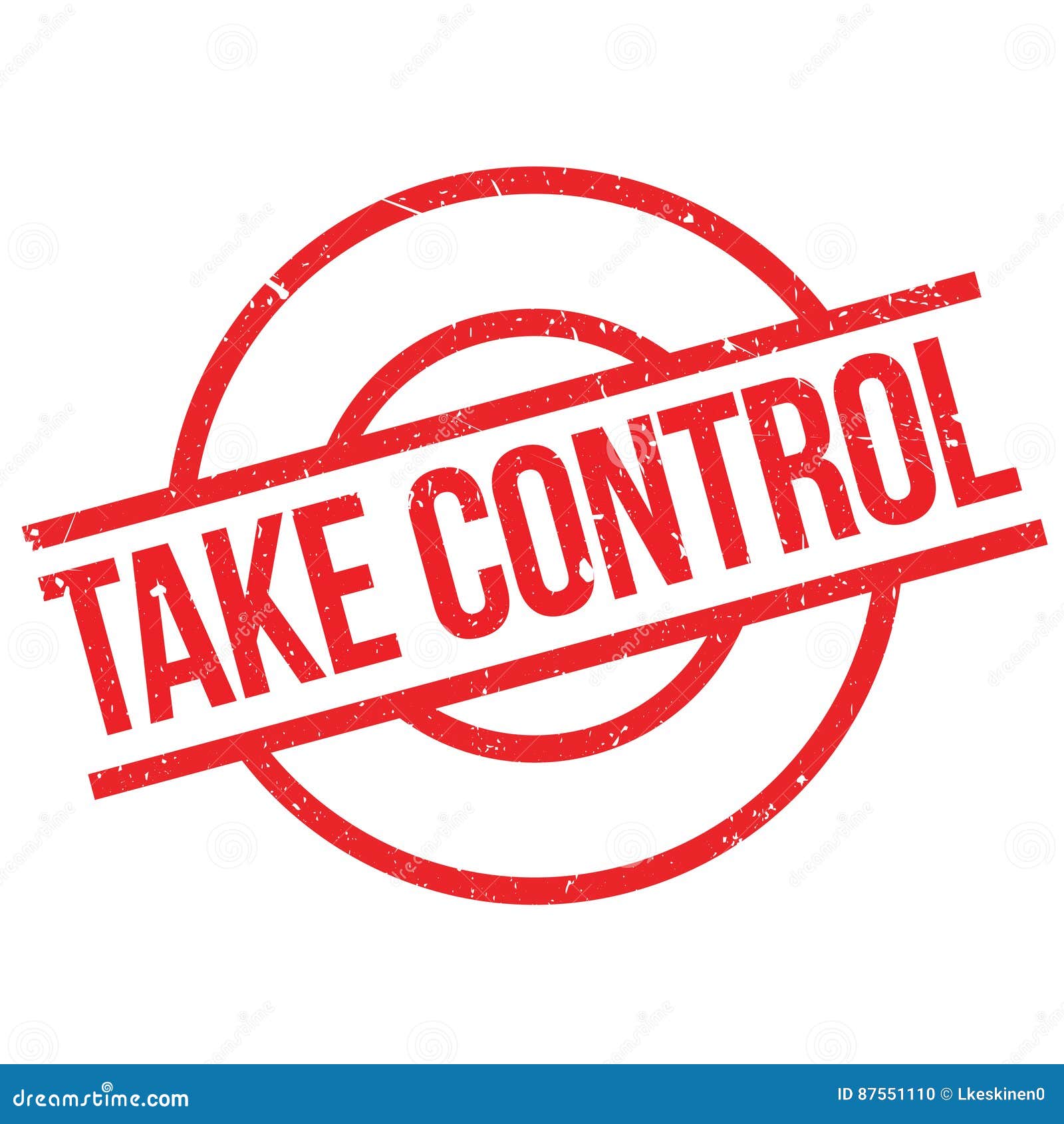 Take Control rubber stamp stock vector. Illustration of mark 87551110
