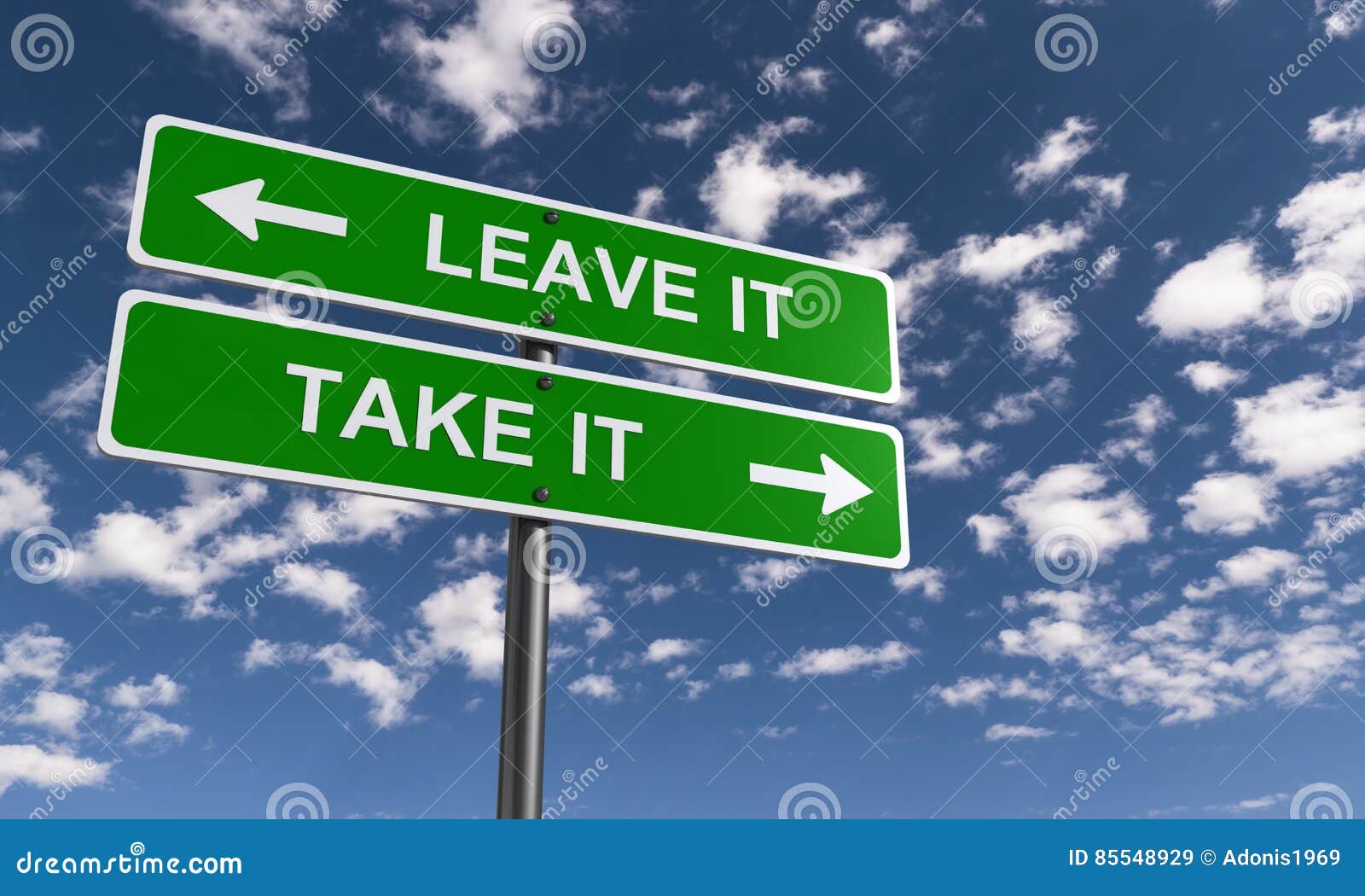 take it or leave it meaning take it or leave it meaning