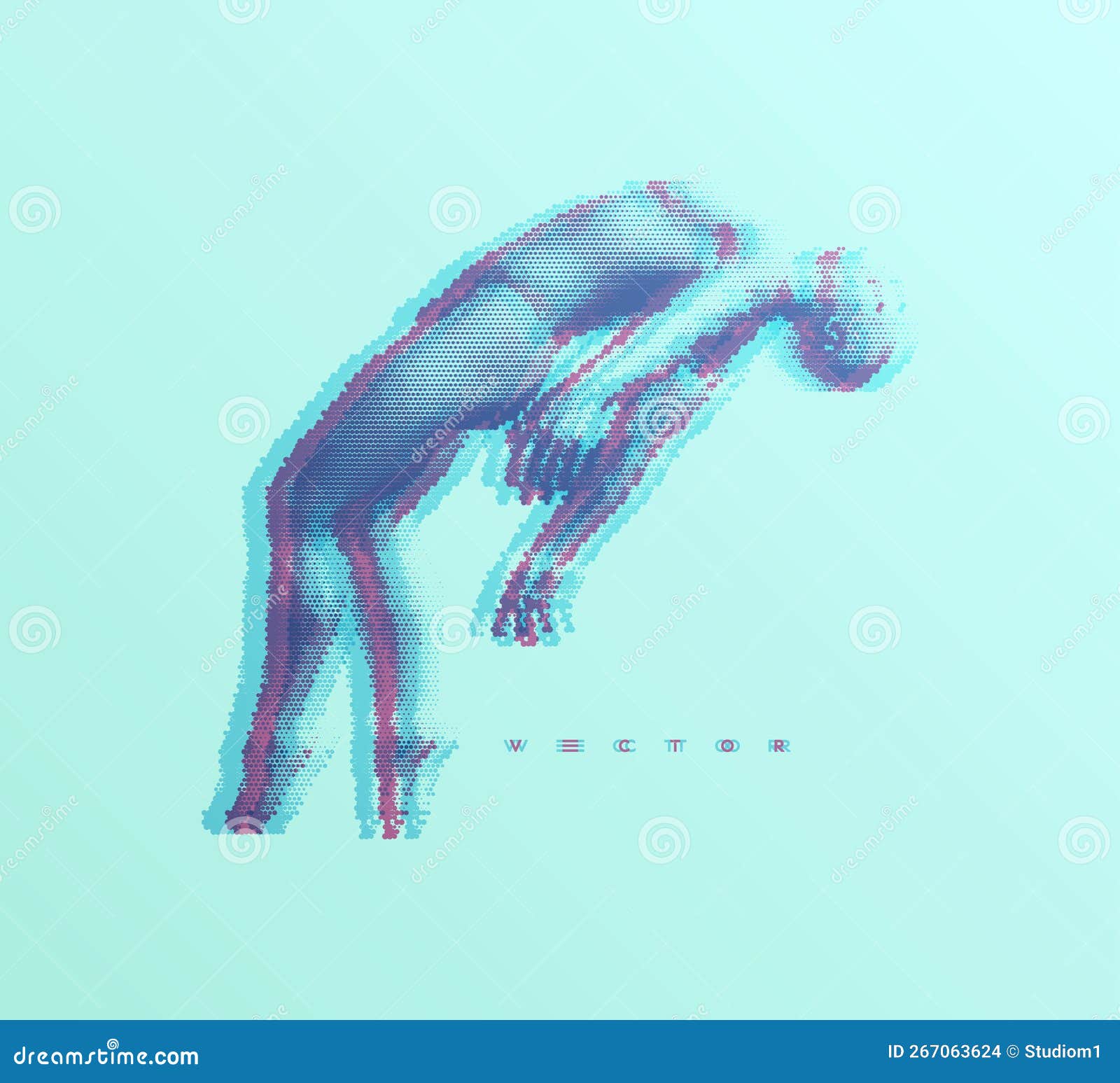 Take Me Higher. Flying Man in Zero Gravity or a Fall. Hovering in the