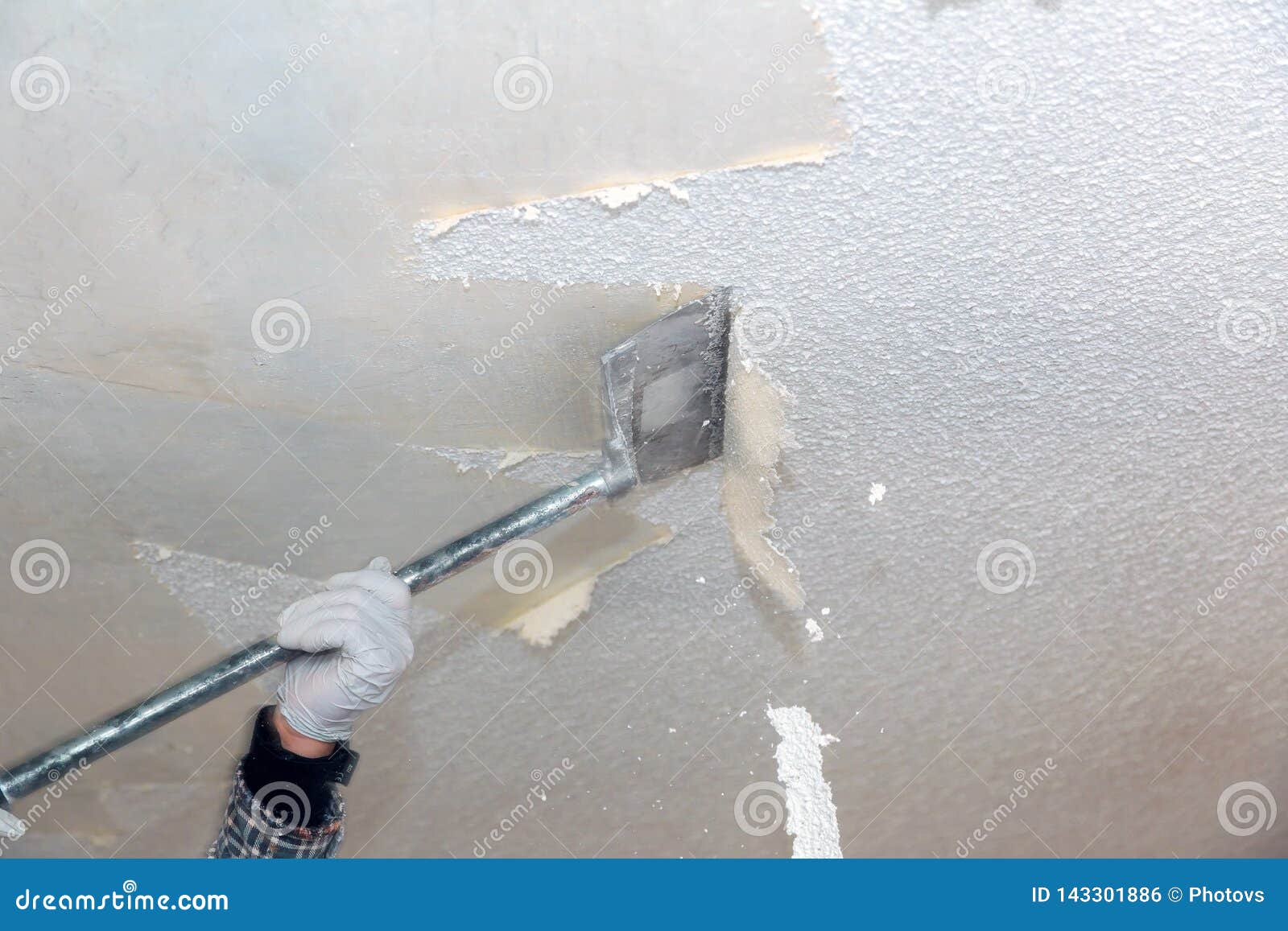 Take Off In The Popcorn Ceiling Home Wall Texture Removal ...