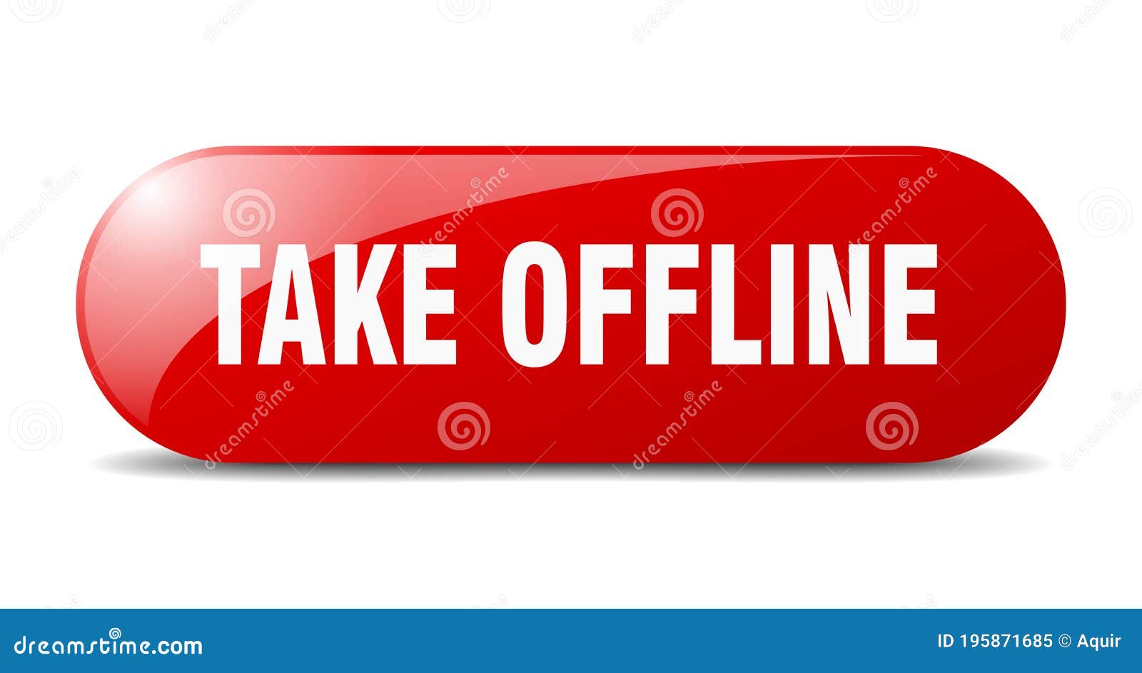 Take Offline Button Take Offline Sign Key Push Button Stock Vector Illustration Of Website Background
