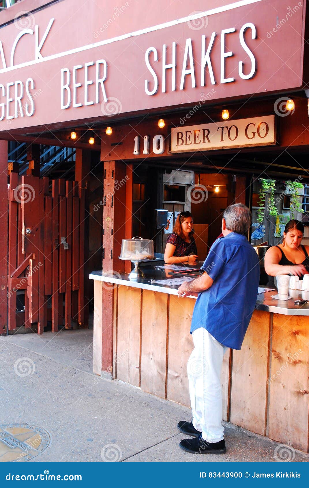 Take out window editorial image. Image of commercial 83443900