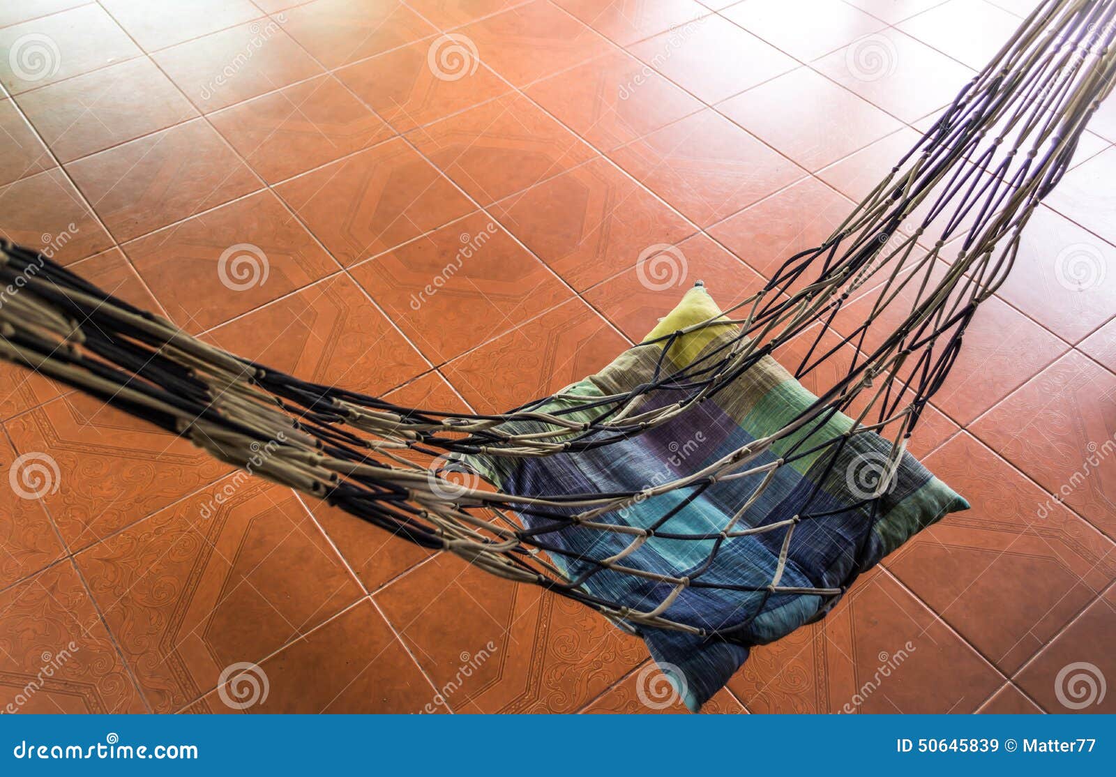 Take a Rest on Cradle, Rope Hammock Stock Image Image of sway, cradle
