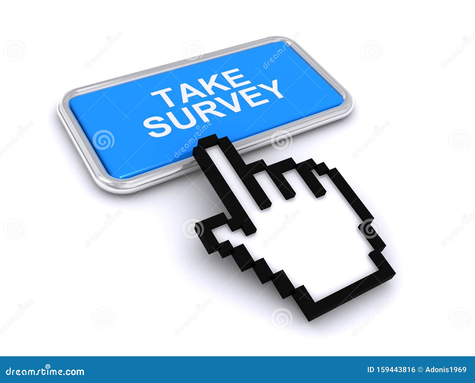 Start survey button stock vector. Illustration of internet - 199602050