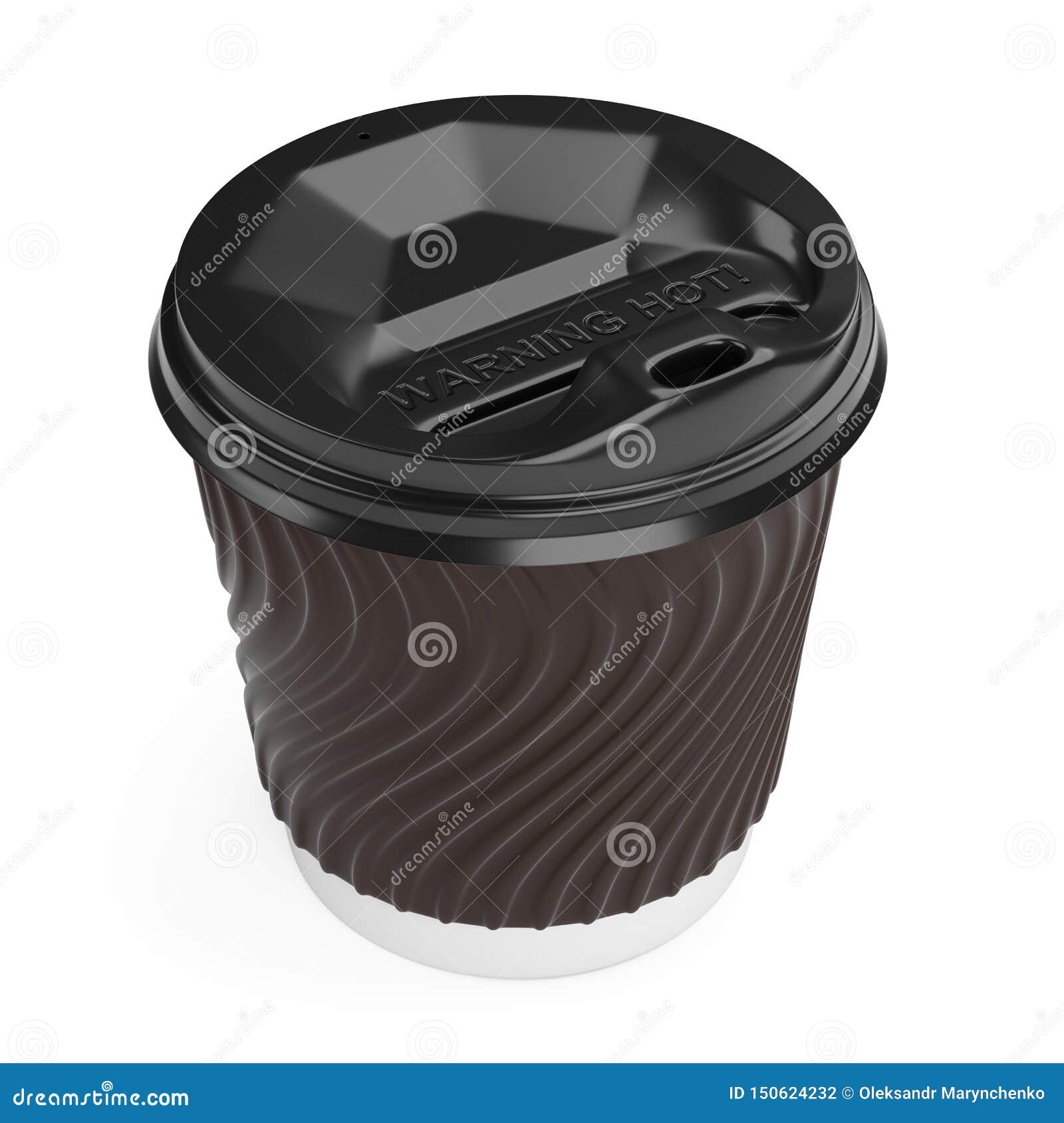 Download Takeaway Coffee Cup Out Disposable Paper With Plastic Lid ...