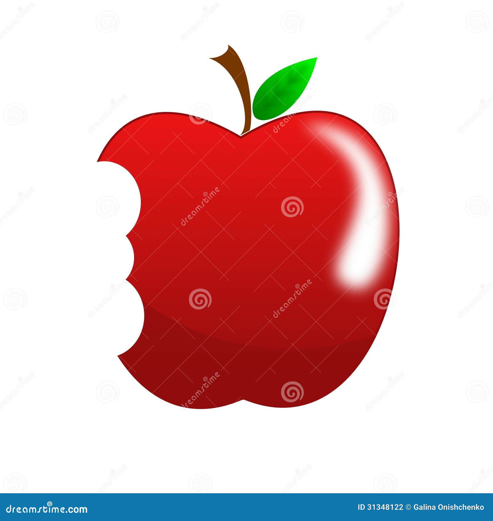 apple bite clipart - photo #13