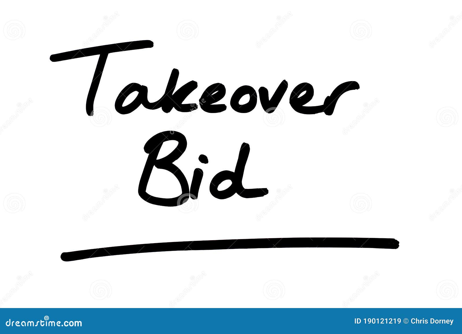 takeover bid
