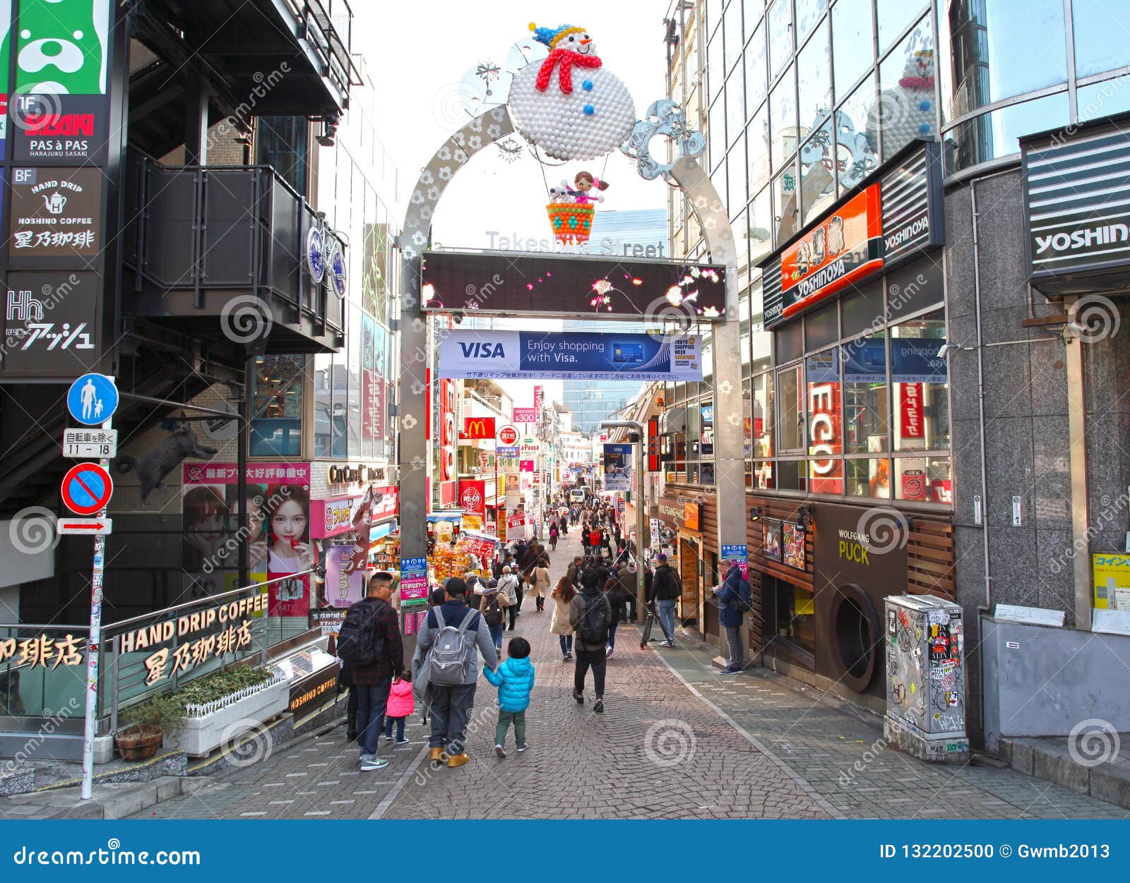 Takeshita Street in Harajuku, Tokyo, Japan Editorial Image - Image of  clothes, japanese: 132202500