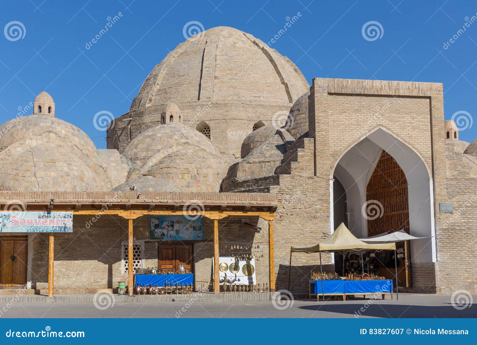 taki-zargaron, bazaar of bukhara, in uzbekistan