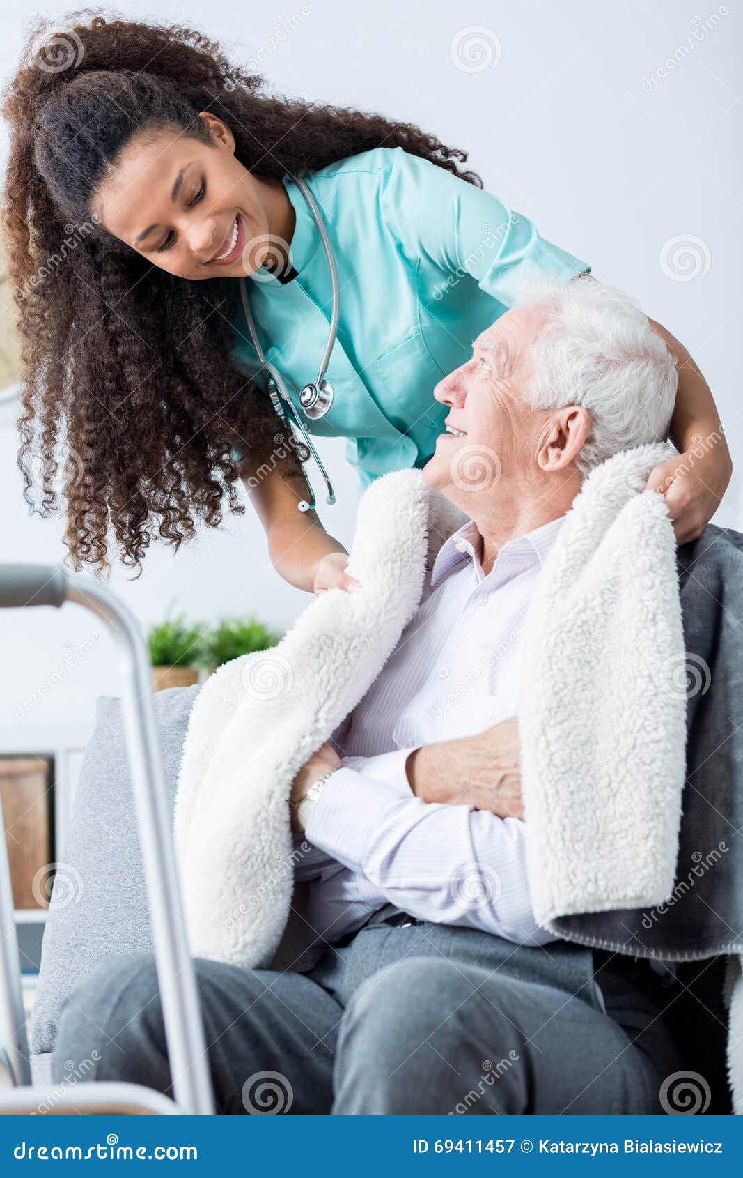 taking care of patient's comfort