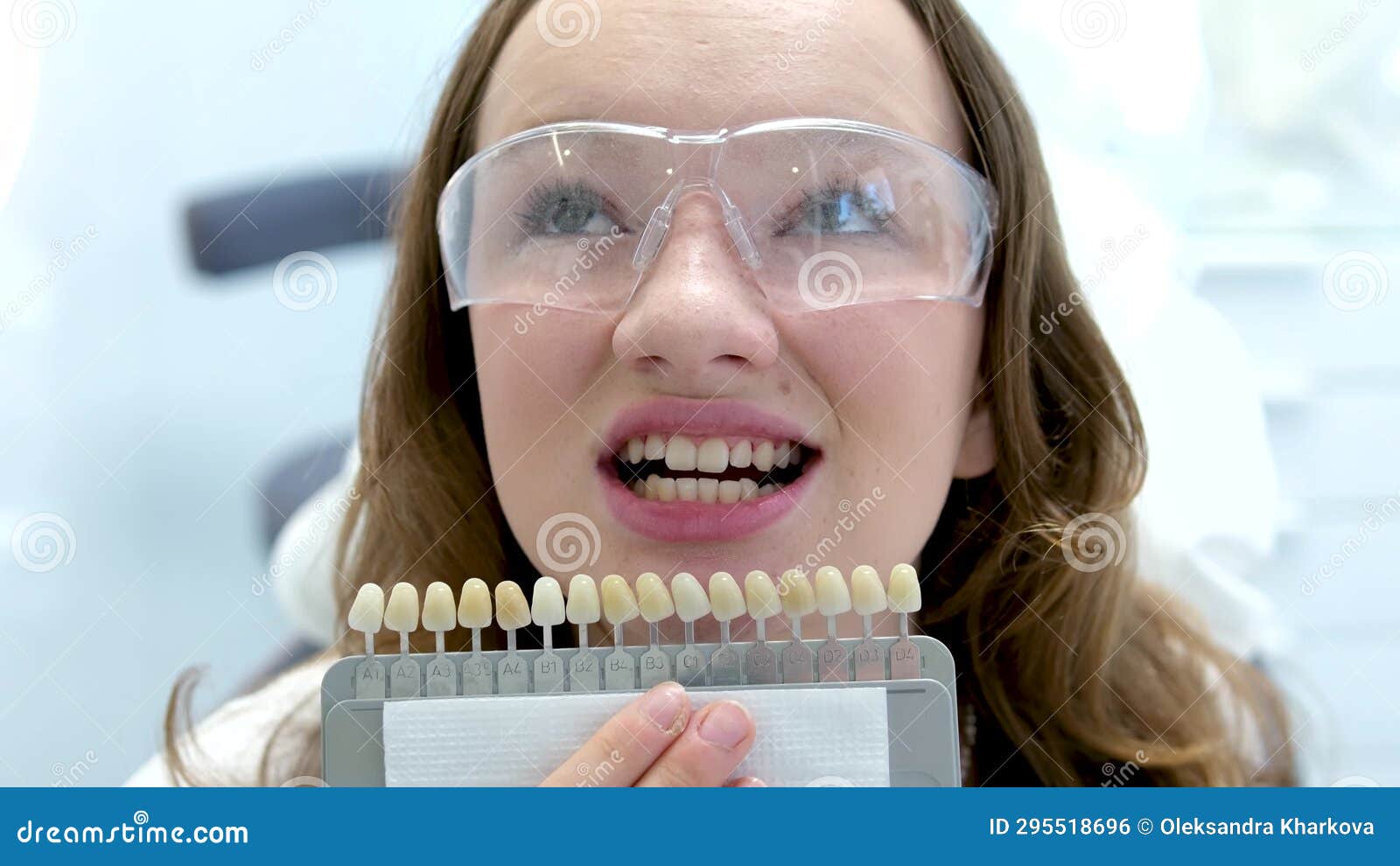 Taking Care of the Teeth at the Dentist. Stock Footage Video of beauty, beautiful 295518696