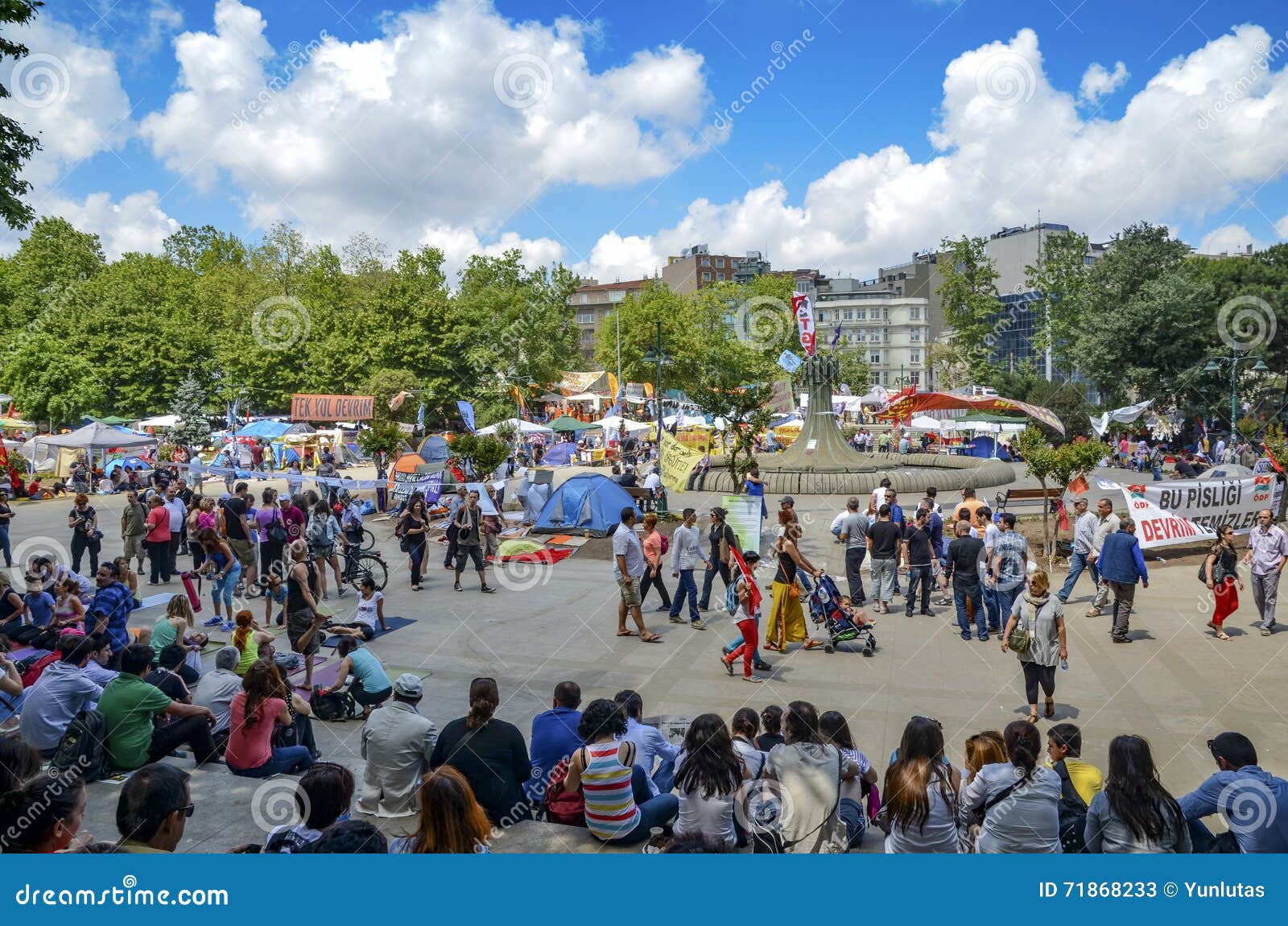 Taksim Gezi Park Protests And Events Editorial Stock Photo Image Of