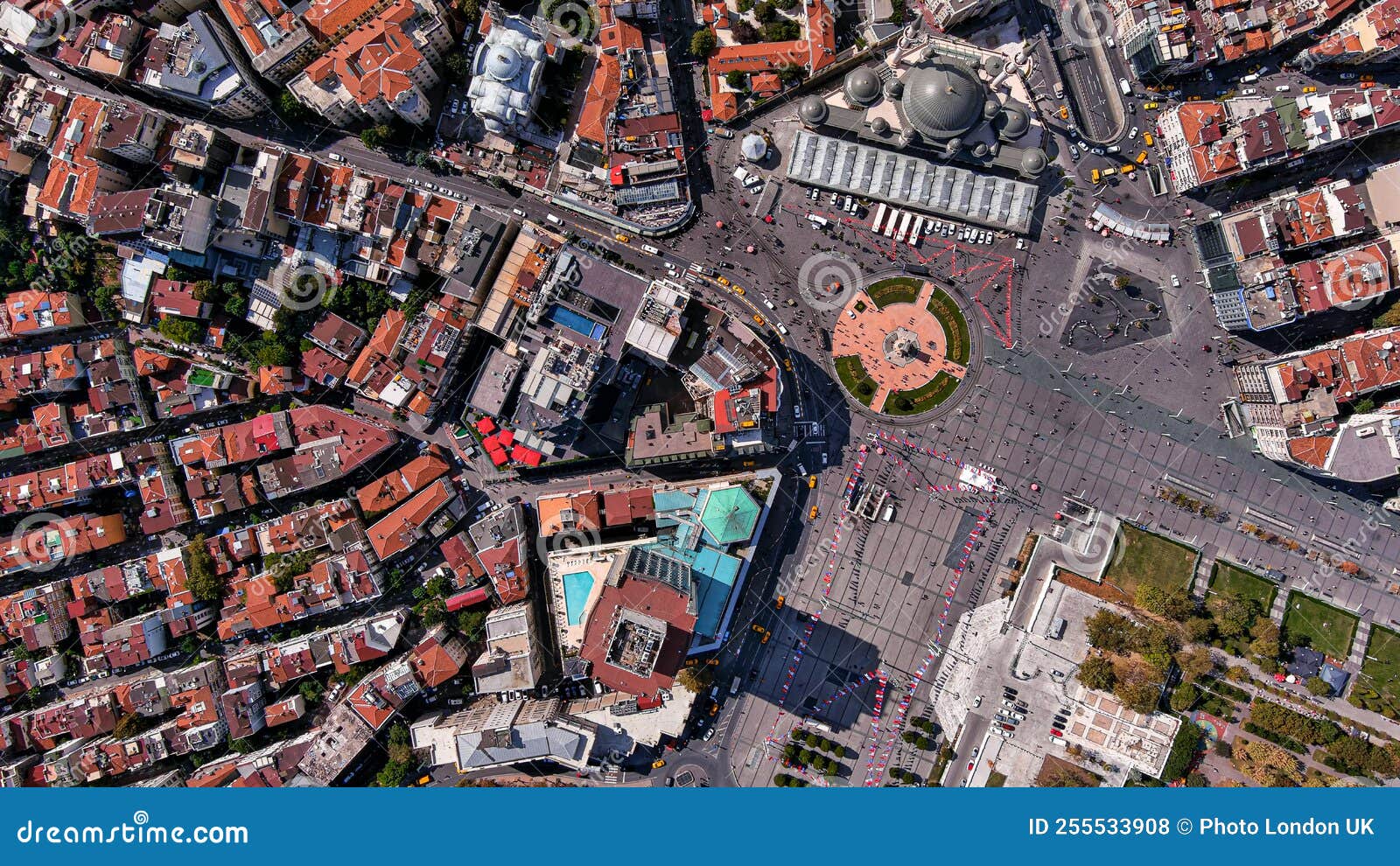 taksim square in beyoglu district of istanbul