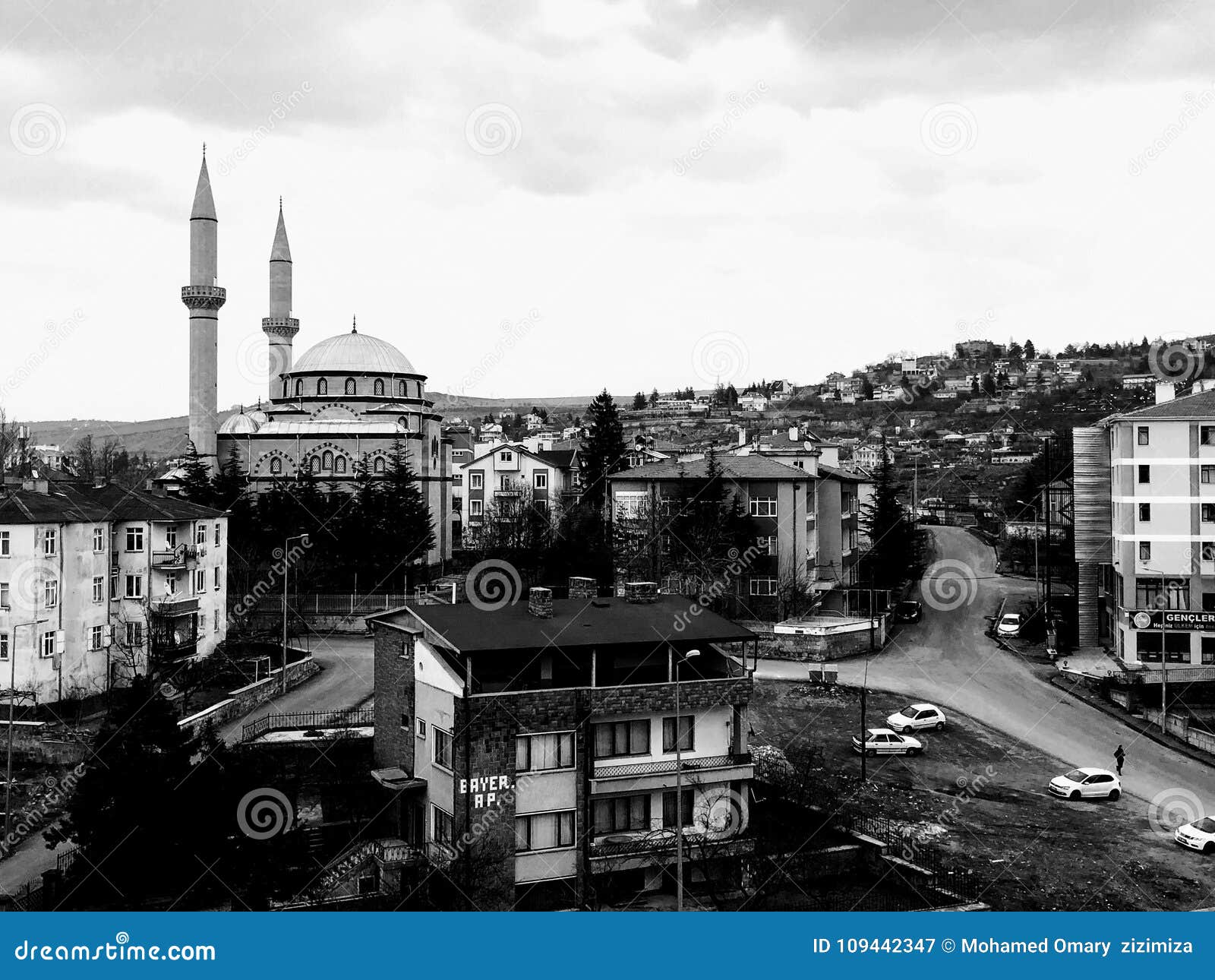 talas editorial photography image of kayseri skyline 109442347