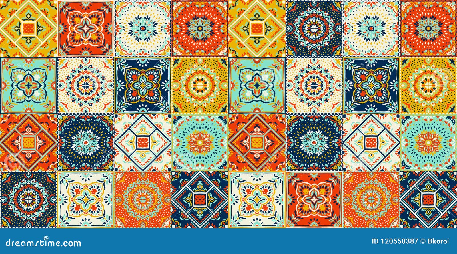 talavera pattern. indian patchwork. azulejos portugal. turkish ornament. moroccan tile mosaic
