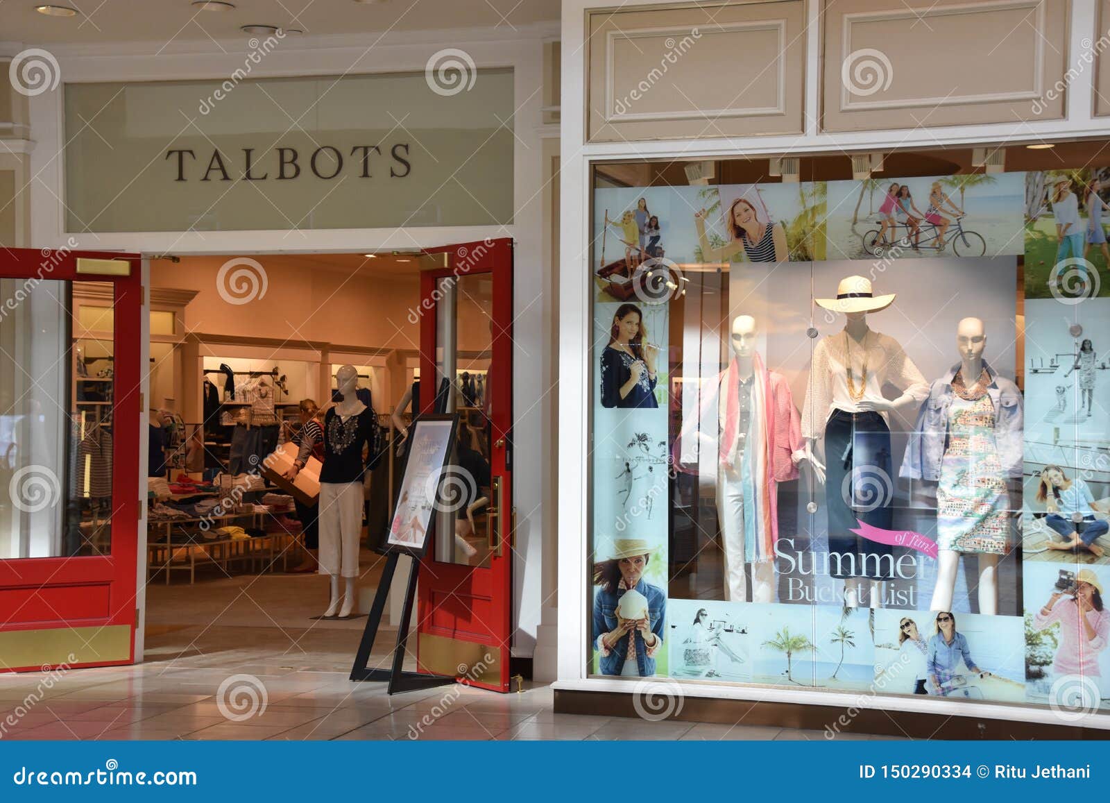 Talbots Store at the Galleria Mall in Houston, Texas Editorial