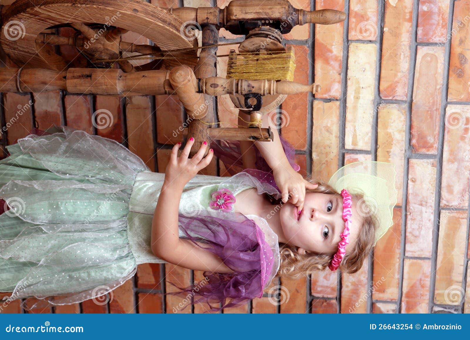 Tale of the Sleeping Princess Stock Photo Image of spindle, girl