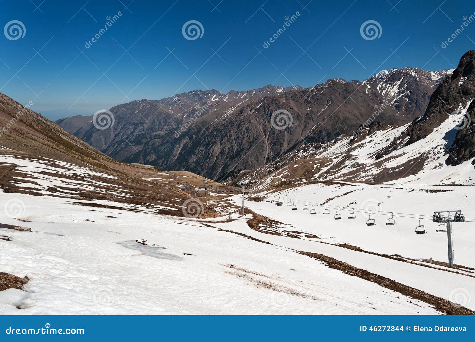 talgar pass. shymbulak ski resort