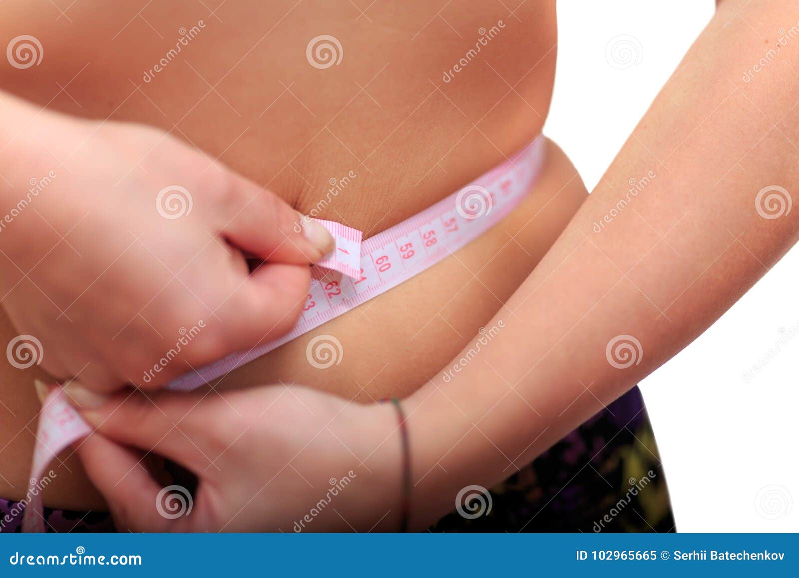 Talia Pomiar 60cm Obraz Stock Obraz Zlozonej Z Miara