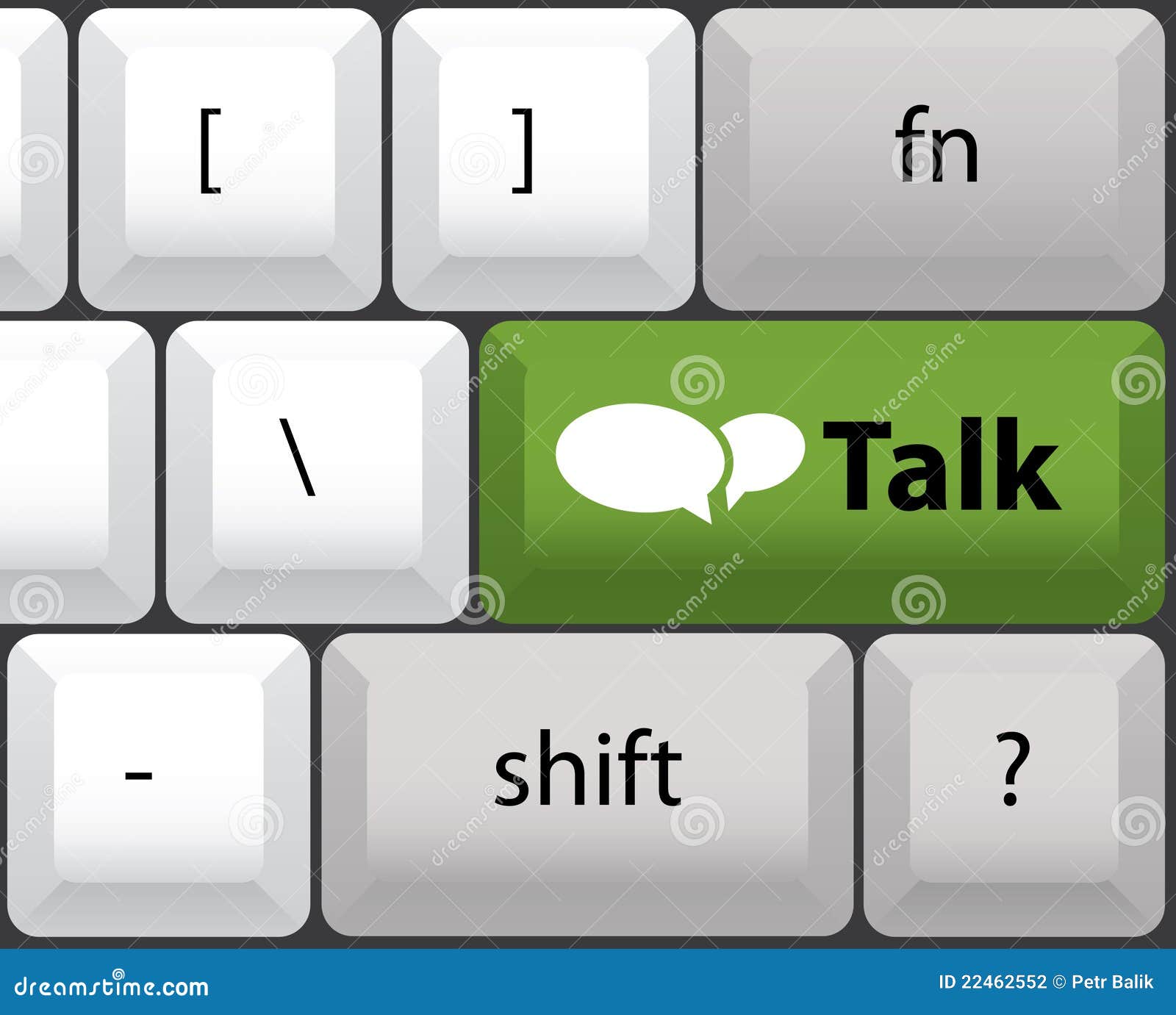 Talk button stock illustration. Illustration of security 22462552