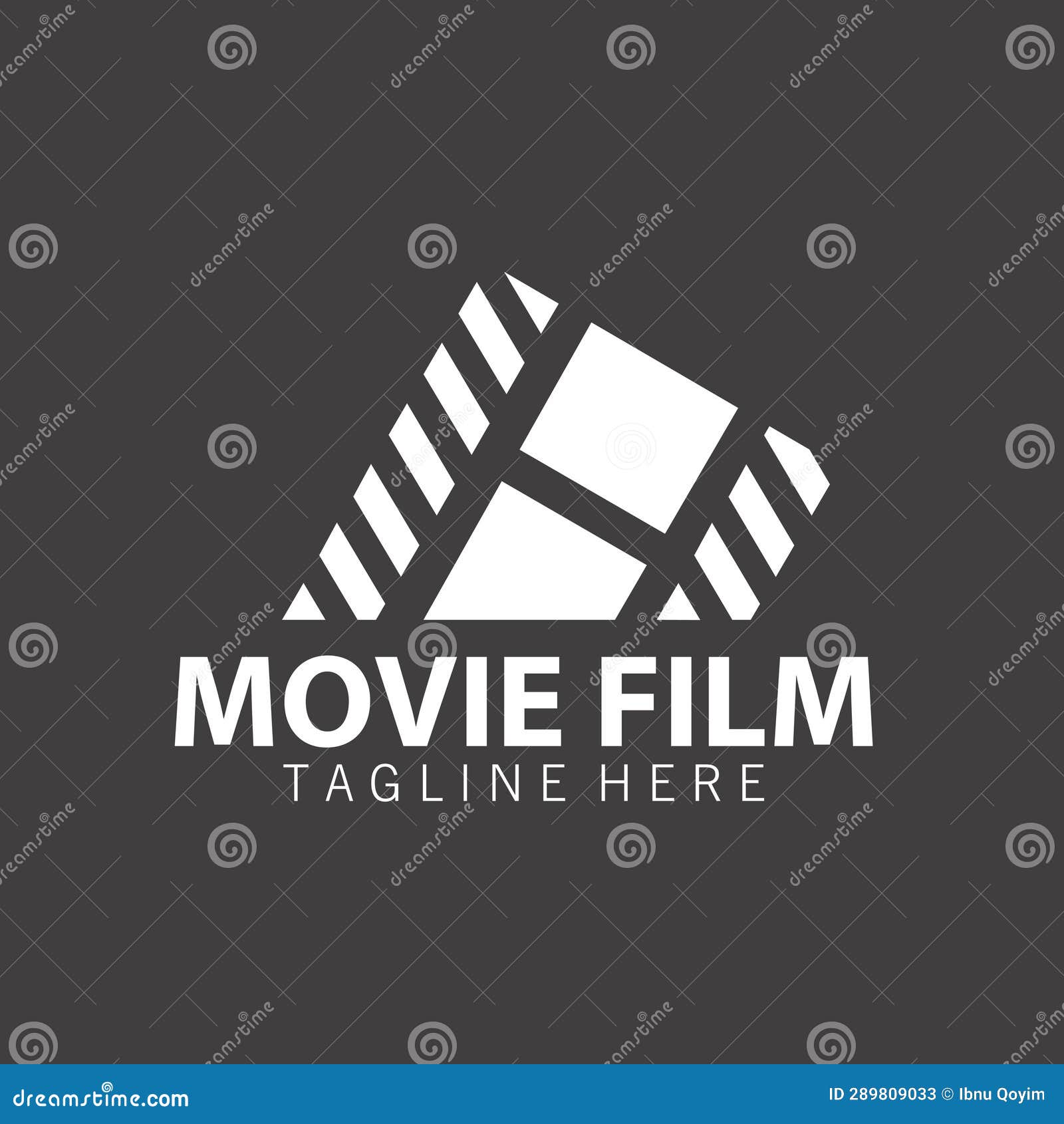 Higt Filmproduction Entertaiment Logo Design Vector Stock Illustration ...