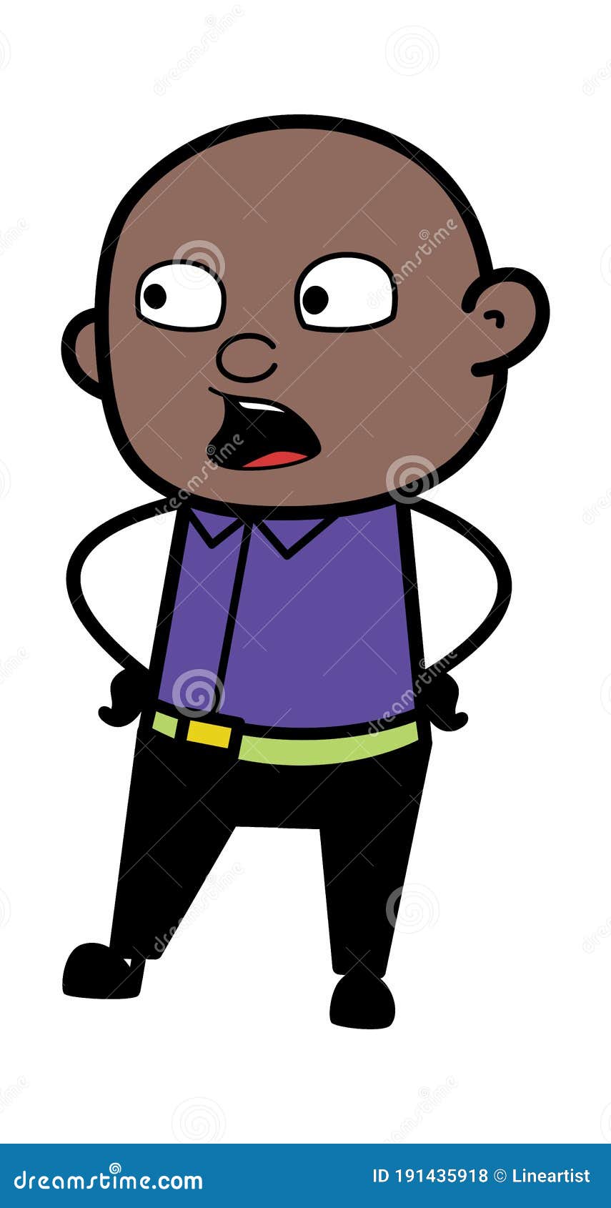 Black Bald Cartoon Man Stock Illustrations – 1,178 Black Bald Cartoon Man  Stock Illustrations, Vectors & Clipart - Dreamstime