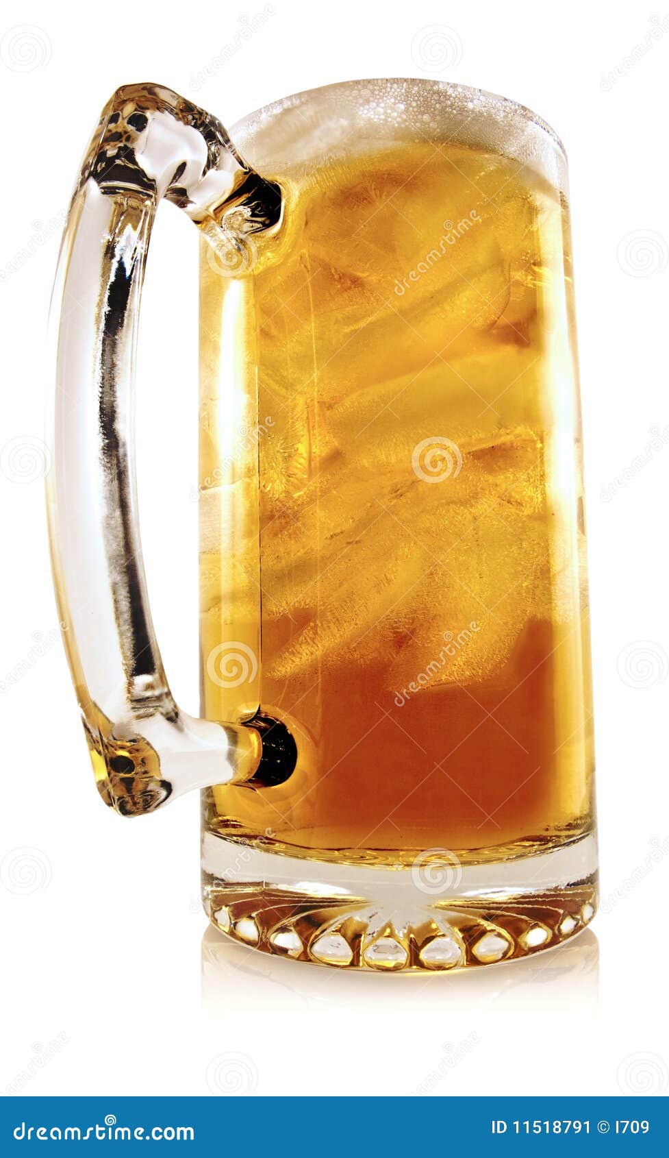 Tall Glass Mug with Ice Tea Stock Image Image of pint, gold 11518791