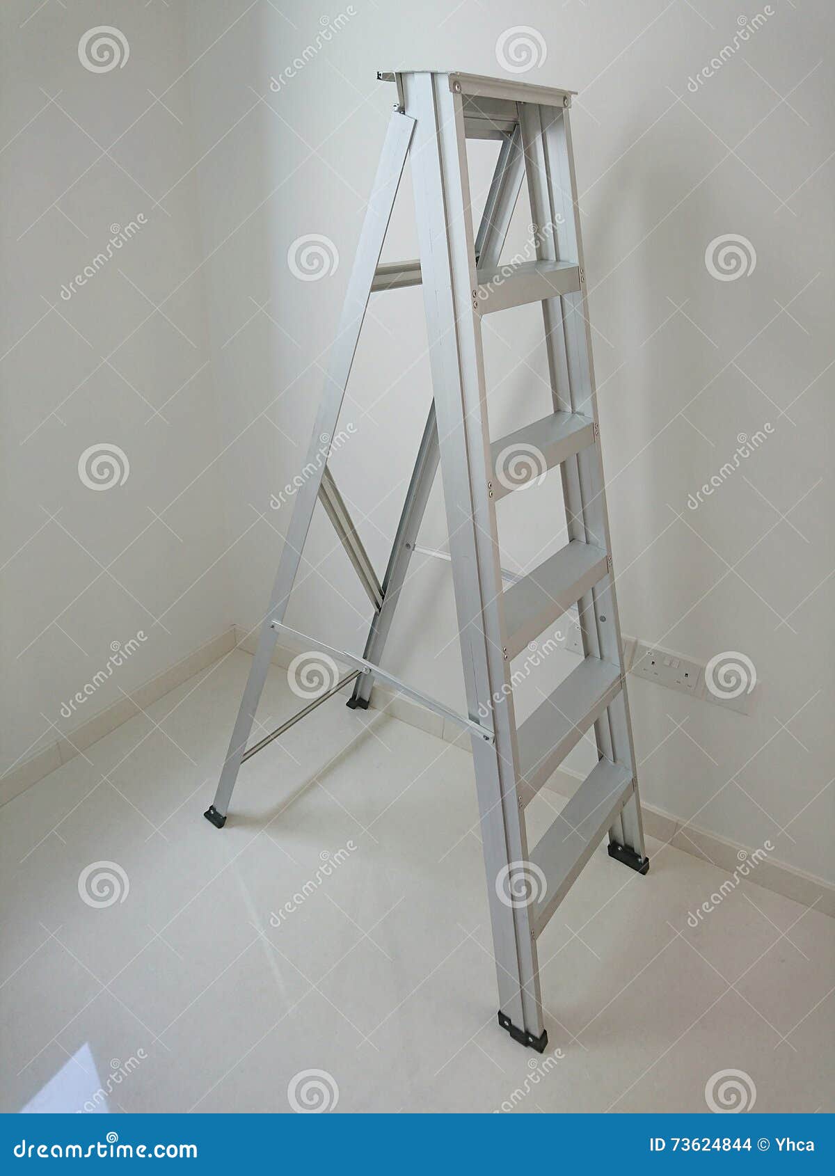Tall ladder stock photo. Image of steps, high, strong 73624844