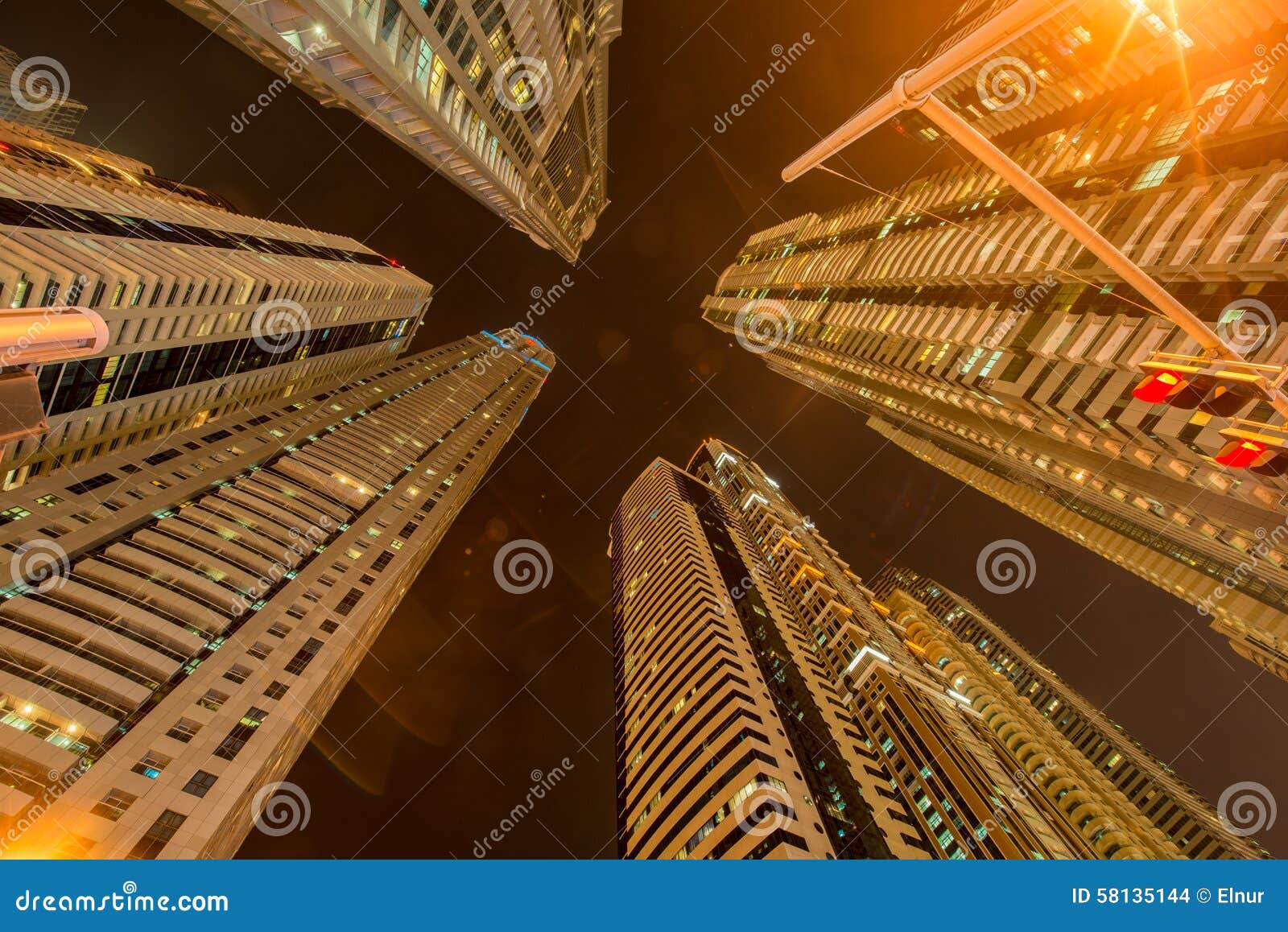 Tall Residential Buildings in Dubai Editorial Stock Image Image of