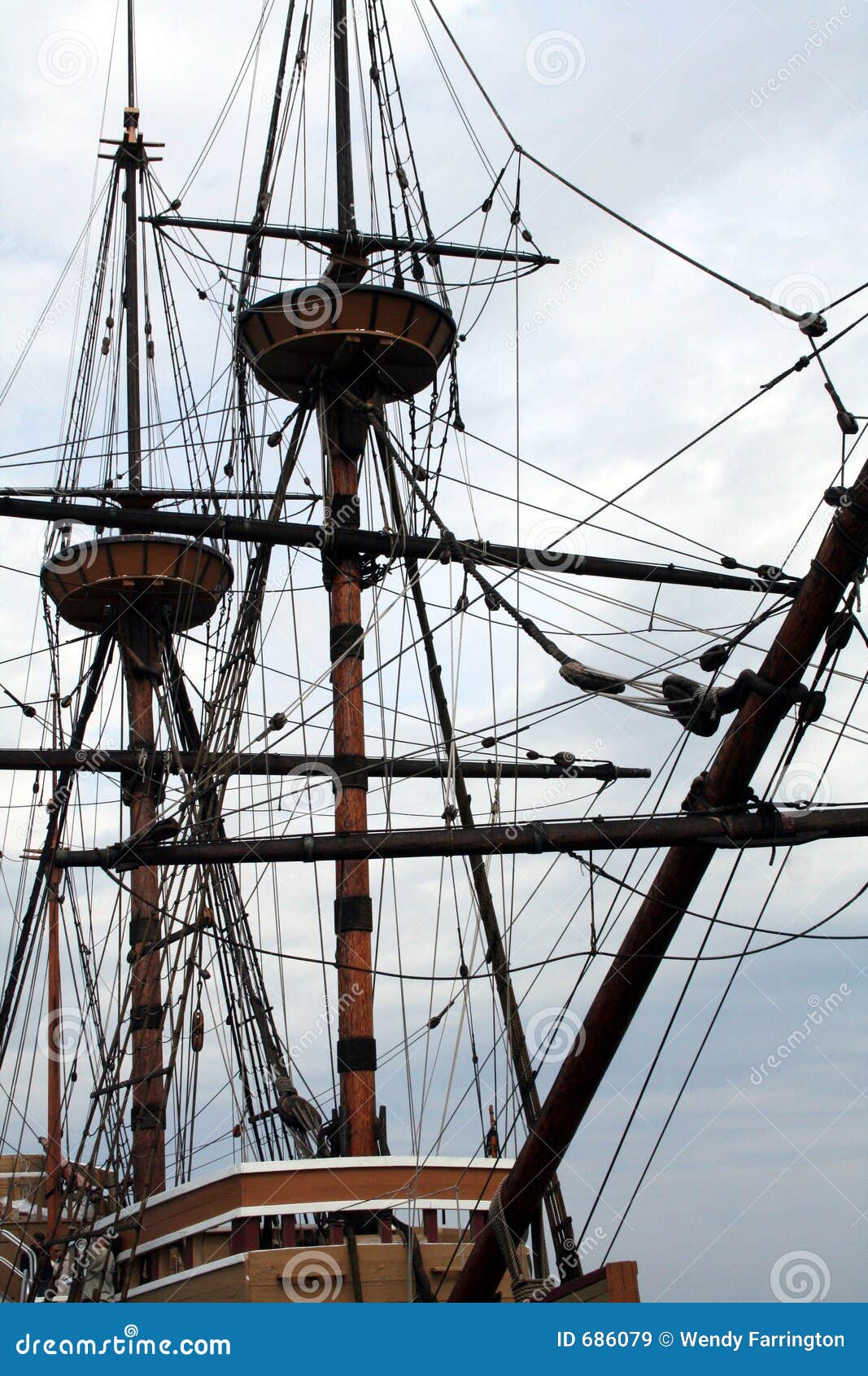 Tall Ship Mast stock image. Image of sails, sailor, seafaring 686079