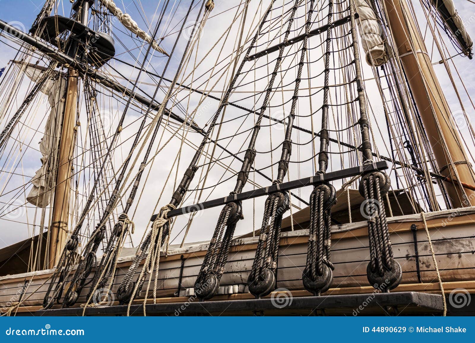 Tall Ship Rigging stock image. Image of commodore 