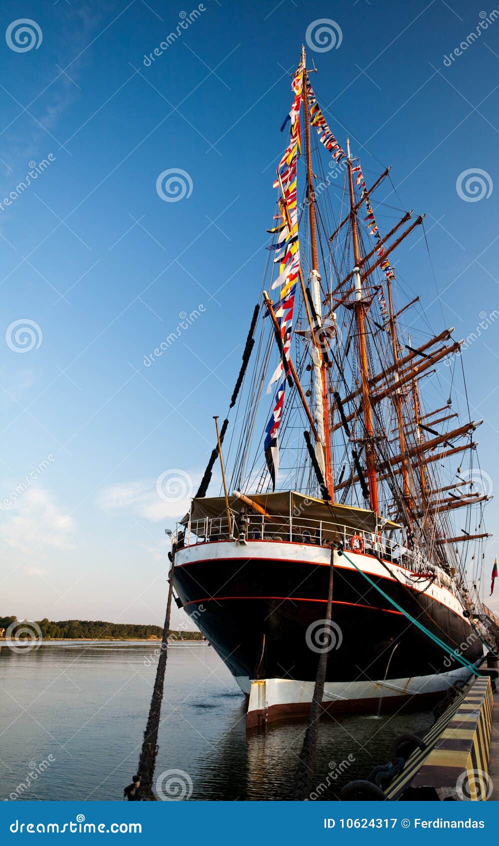 Tall ships in port stock image. Image of navigation, navy - 10624317