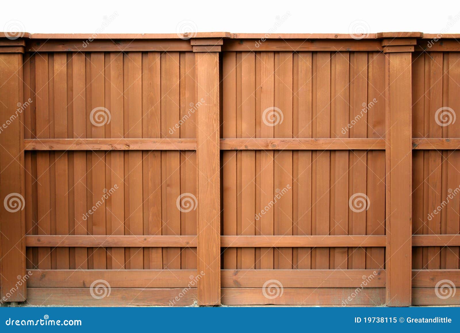 tall wooden fence