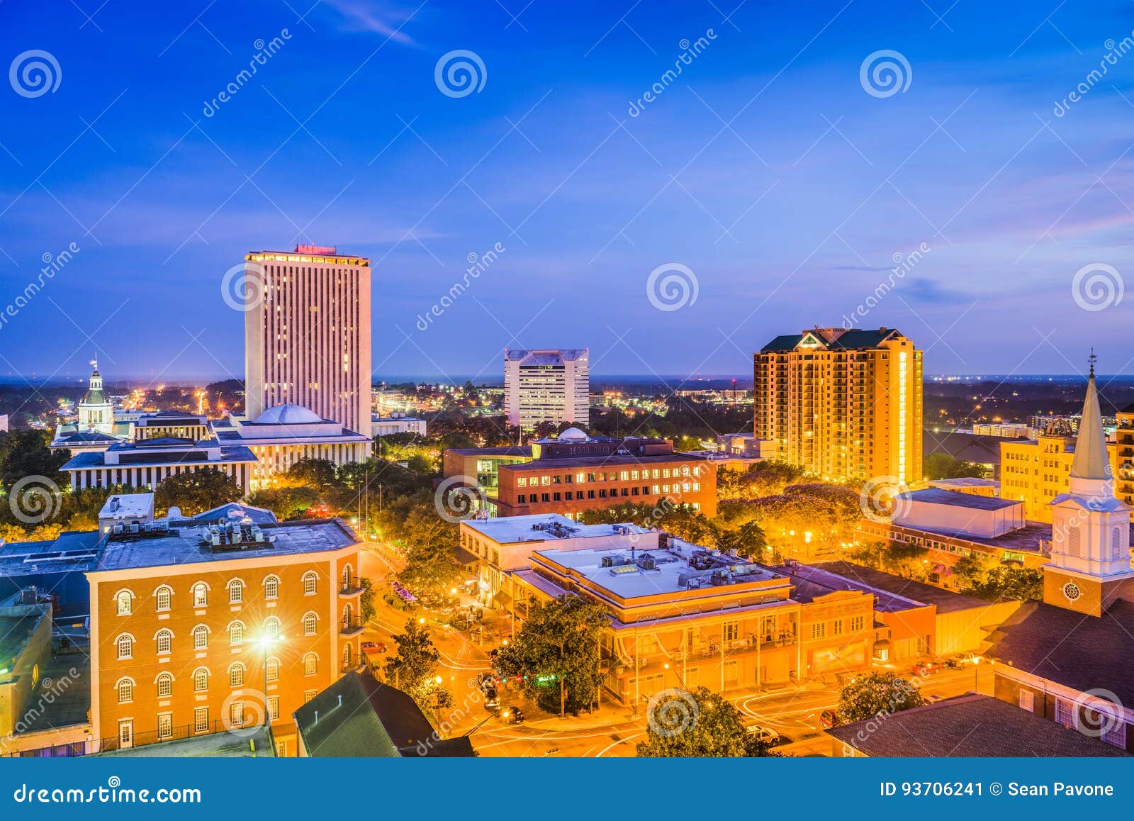 Tallahassee, Florida, U.S.a. Immagine Stock Immagine di centro