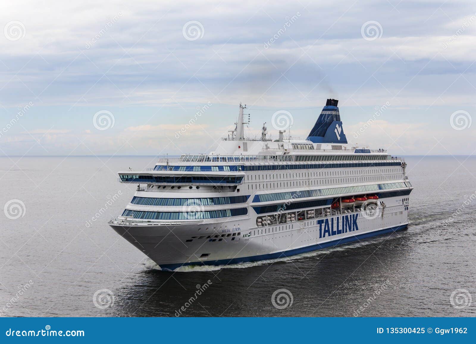 Tallink ferry Silja Europa editorial image. Image of baltic - 135300425