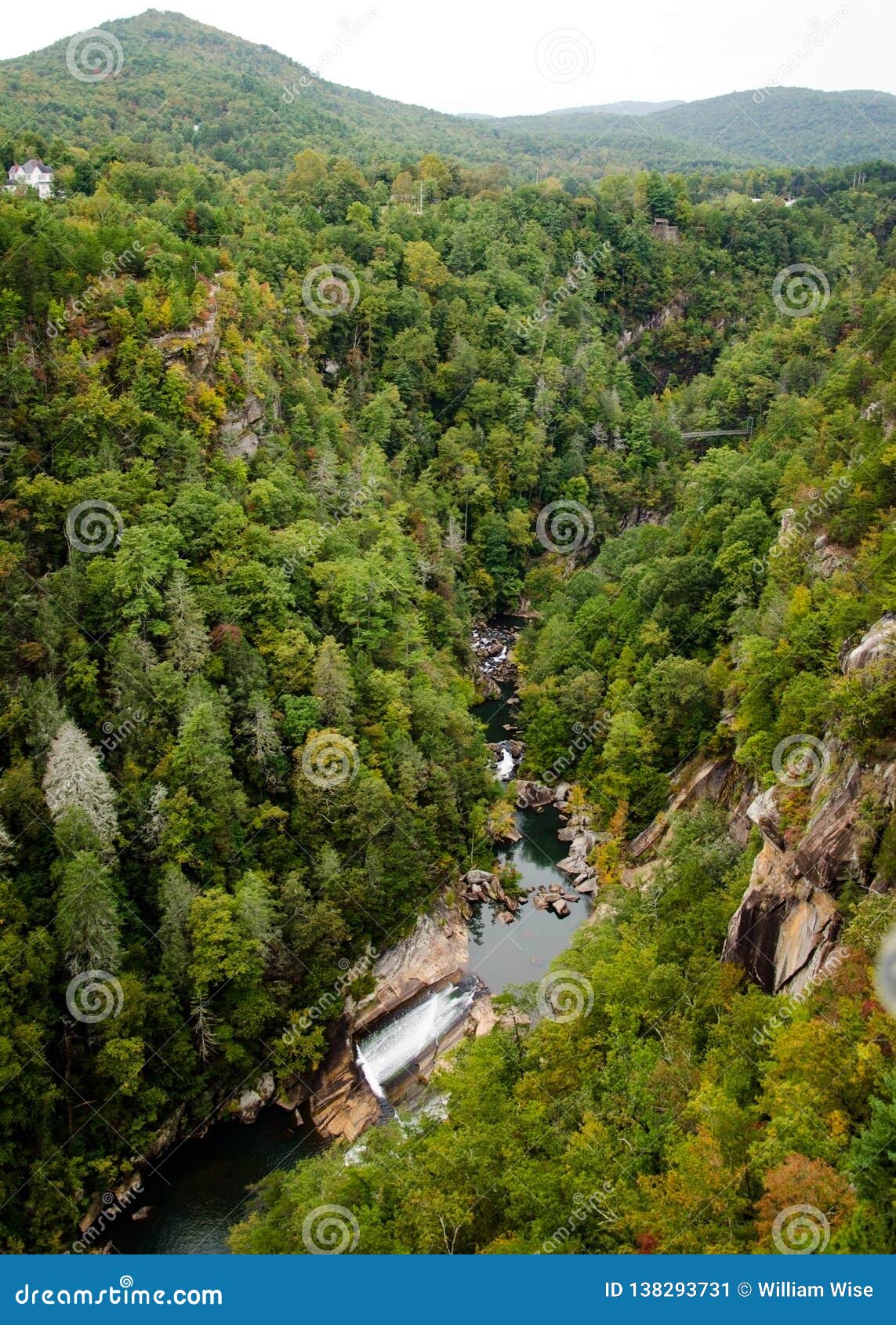 Tallulah Gorge State Park, Georgia Imagen de archivo - Imagen de ...