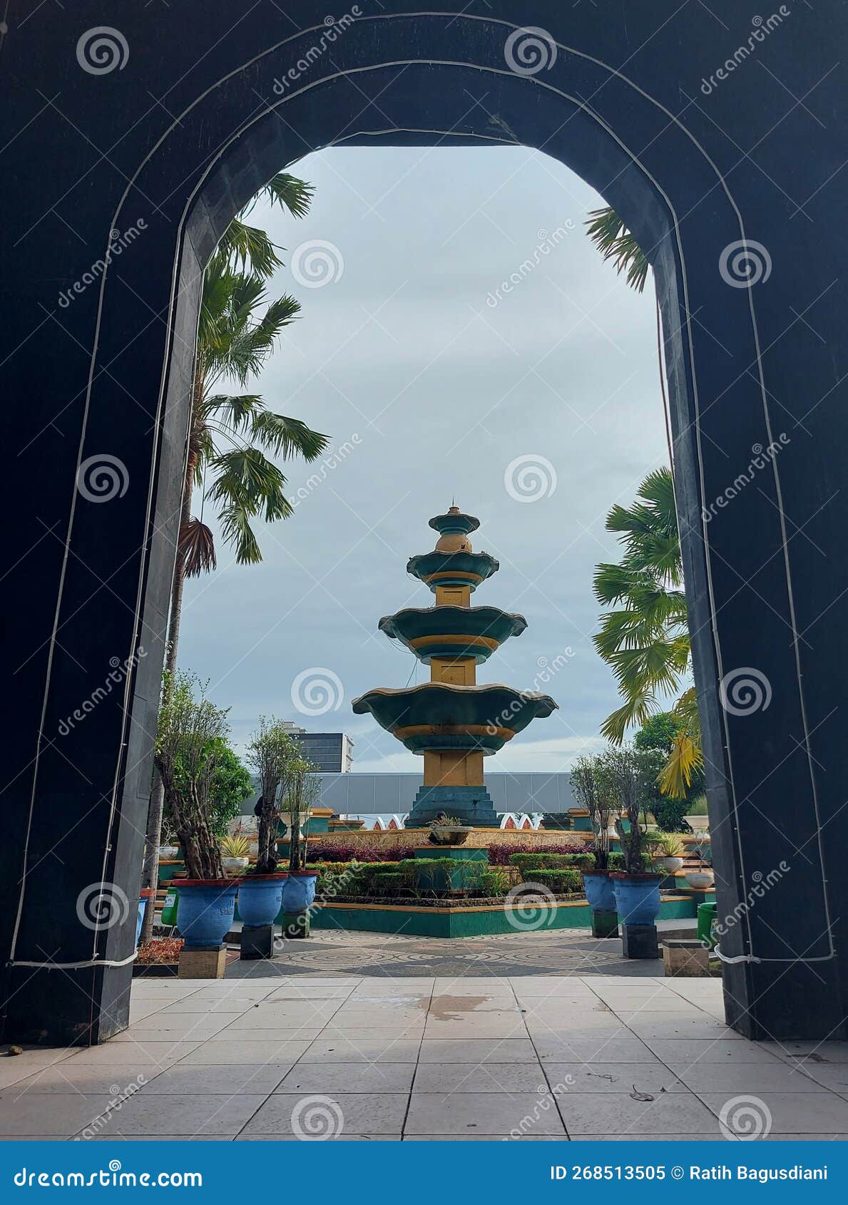 Taman Sangkareang. Located in Mataram, Lombok Tengah, Indonesia Stock