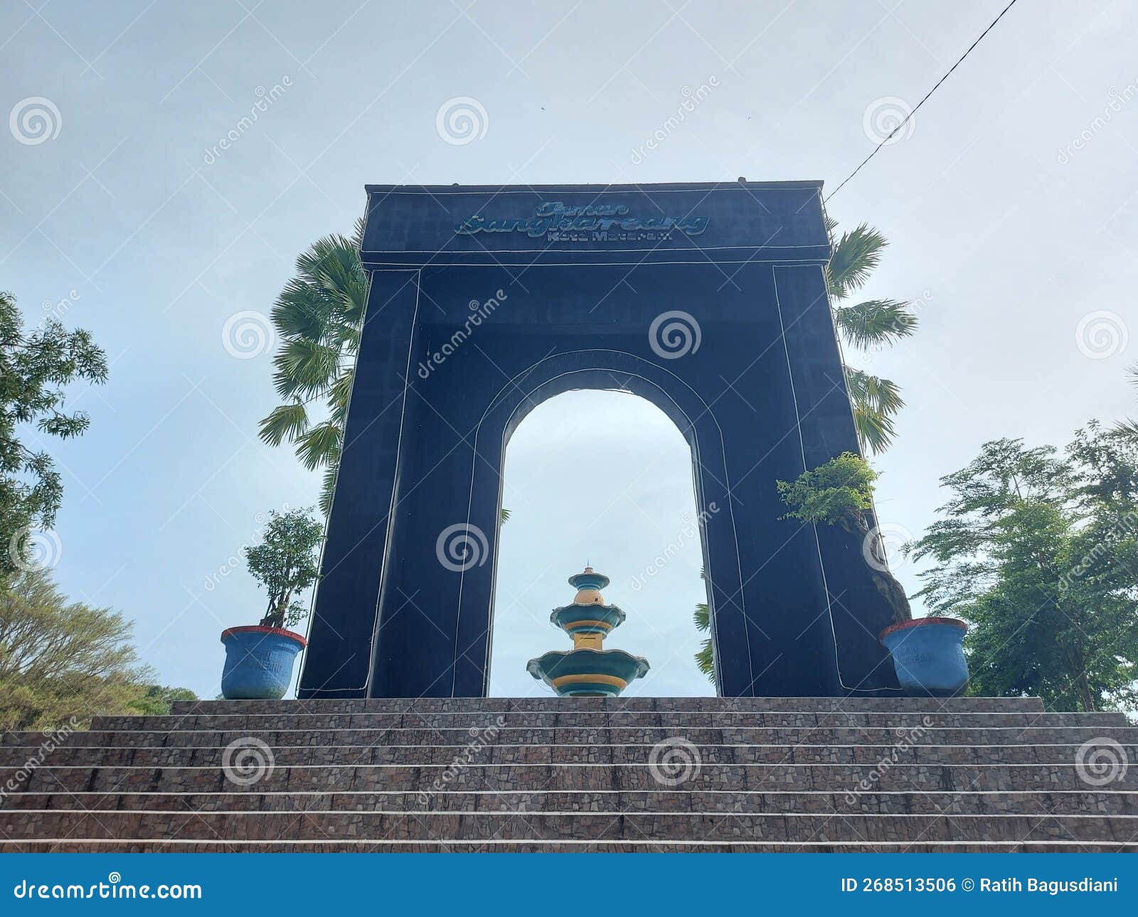 Taman Sangkareang. Located in Mataram, Lombok Tengah, Indonesia Stock