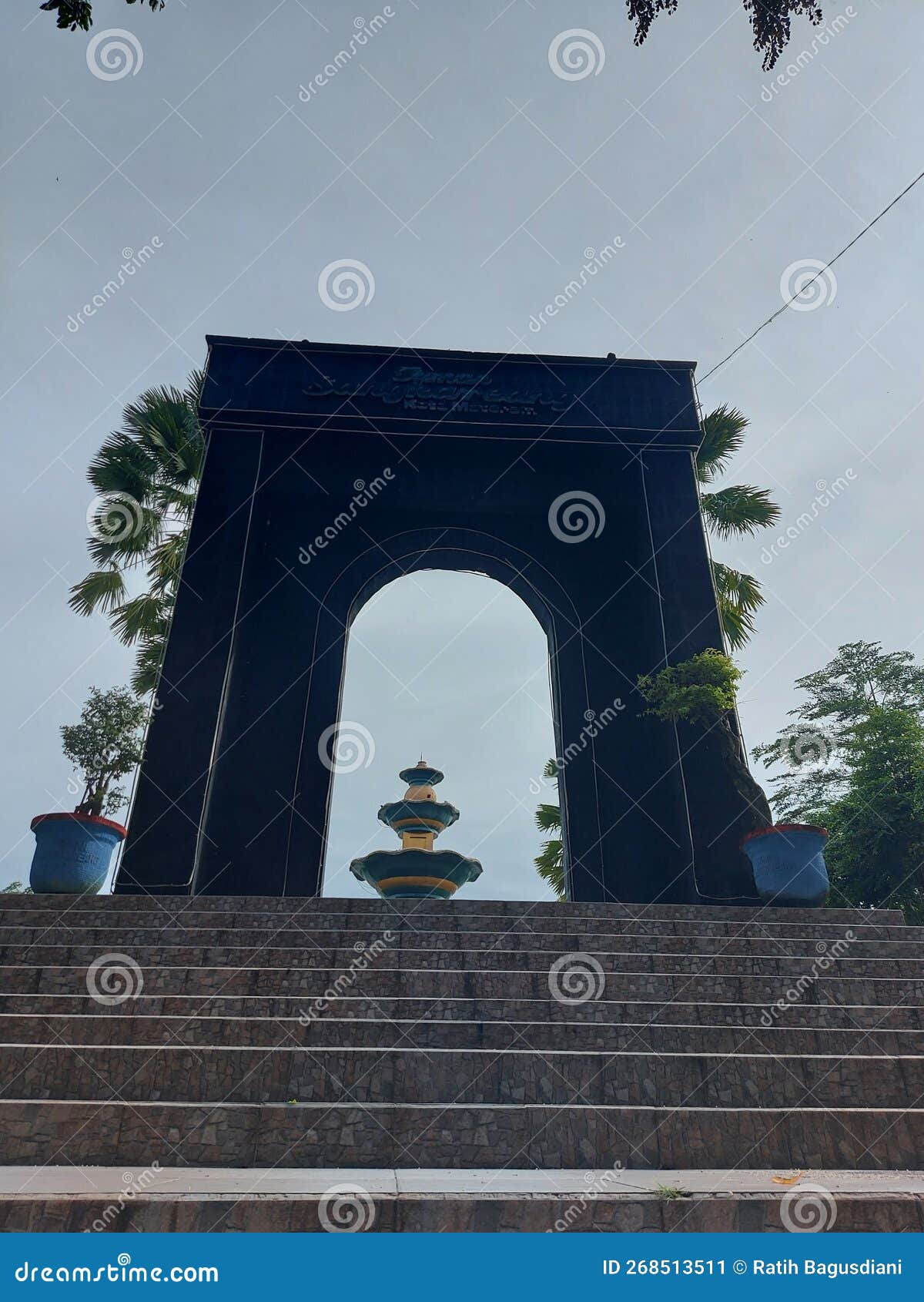 Taman Sangkareang. Located in Mataram, Lombok Tengah, Indonesia Stock