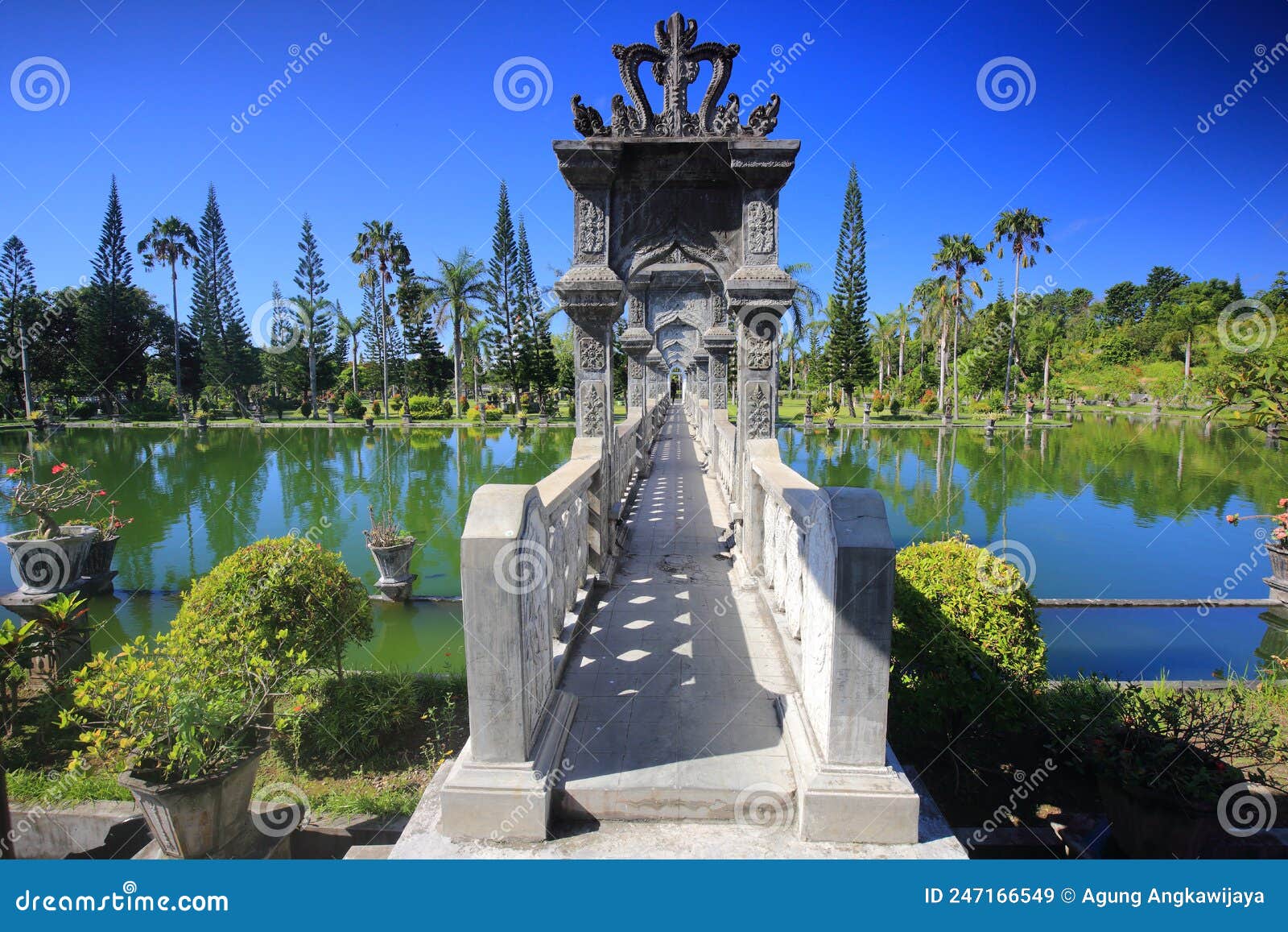 taman ujung water castle in karangasem