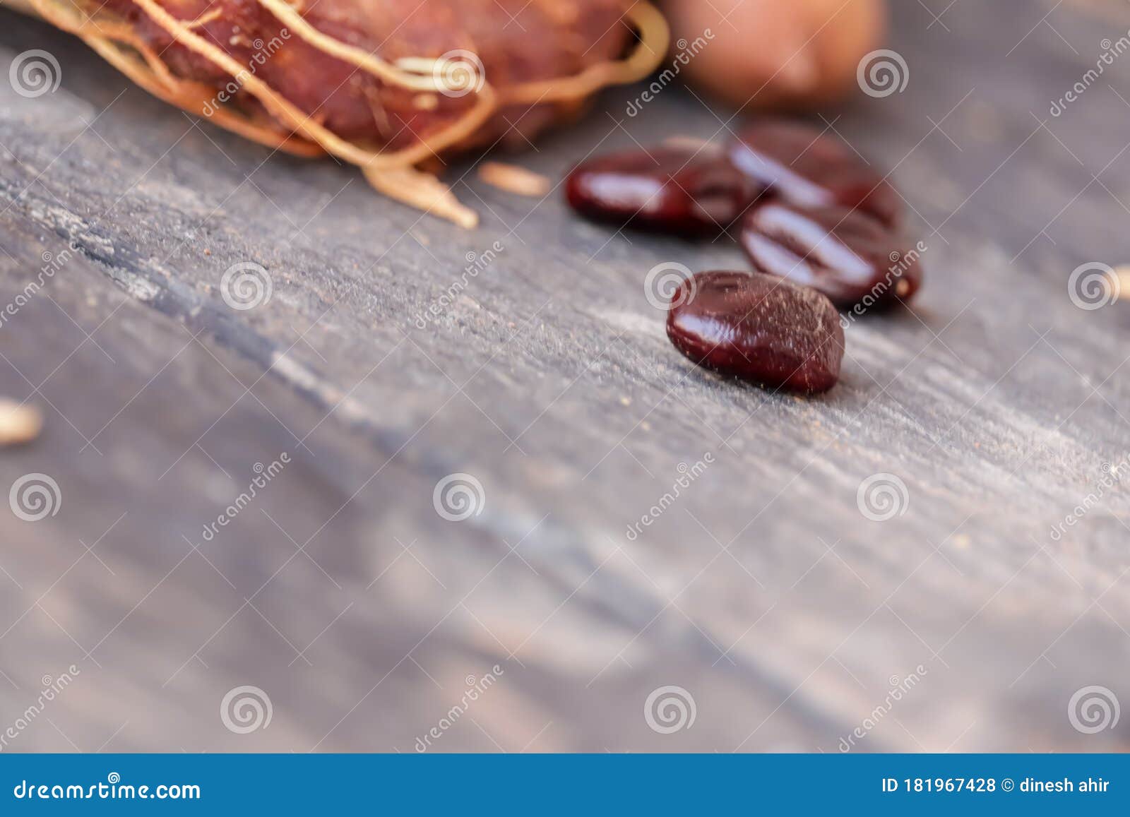 Tamarind Fruit With Seed On Black Wooden Background Top View Flat Lay Tamarind Fruits And Tamarind Seeds Selective Focus Stock Photo Image Of Vegetable Asian