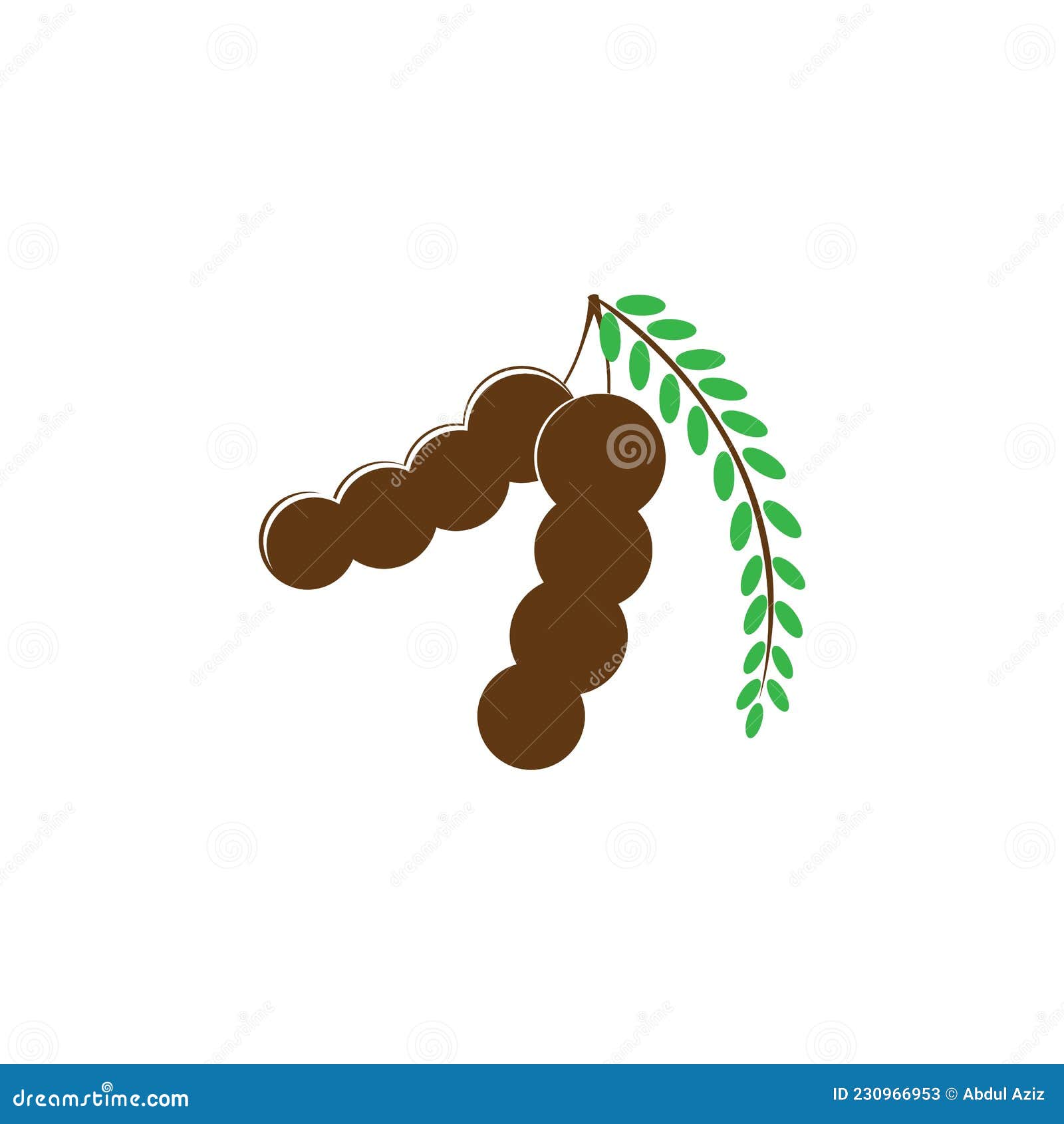 Tamarind Icon. Trendy Tamarind Logo Concept On White Background Cartoon