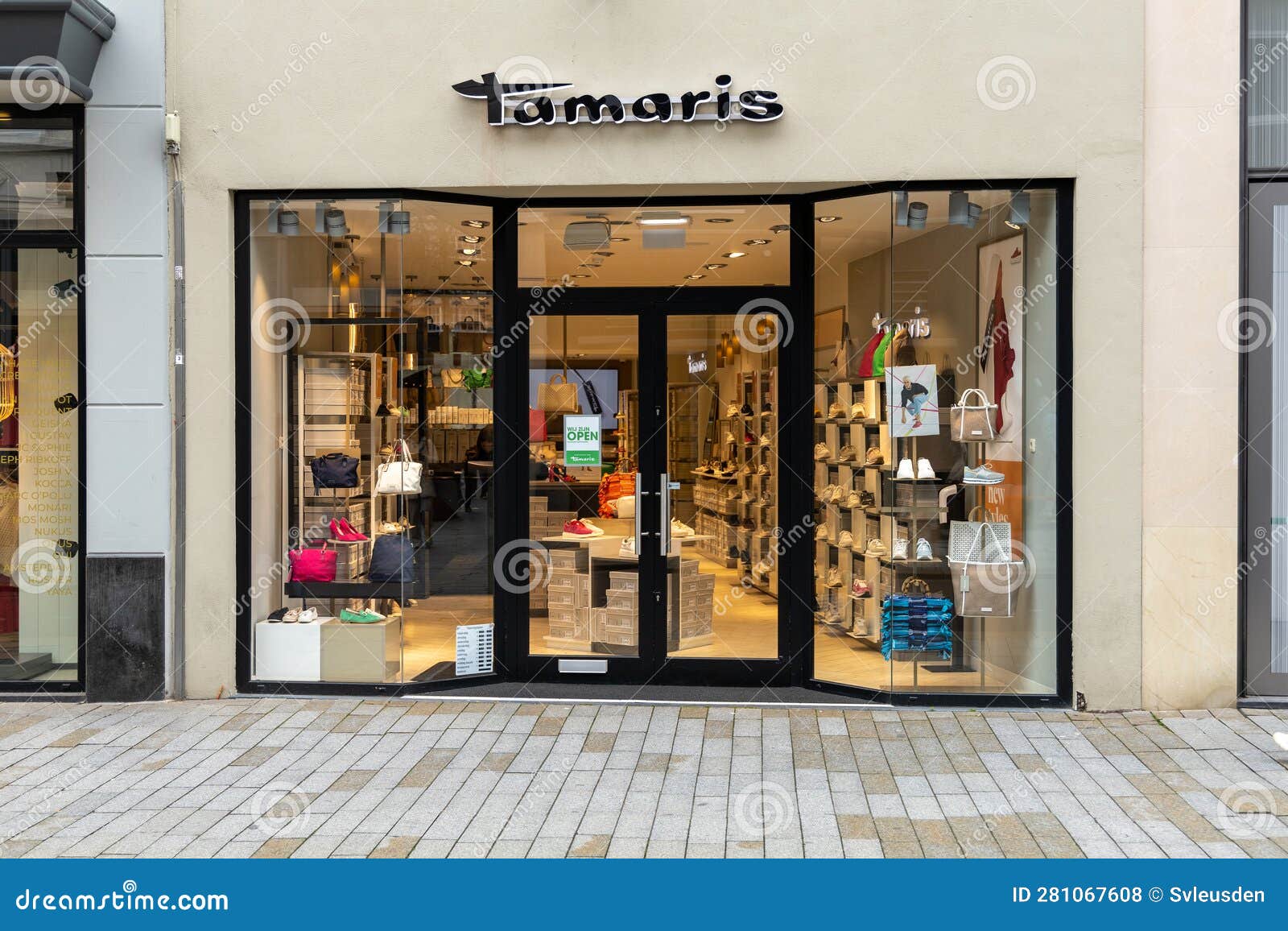 Tamaris Shop Logo Sign Above Entrance Stock Photo - Image shoes: 281067608