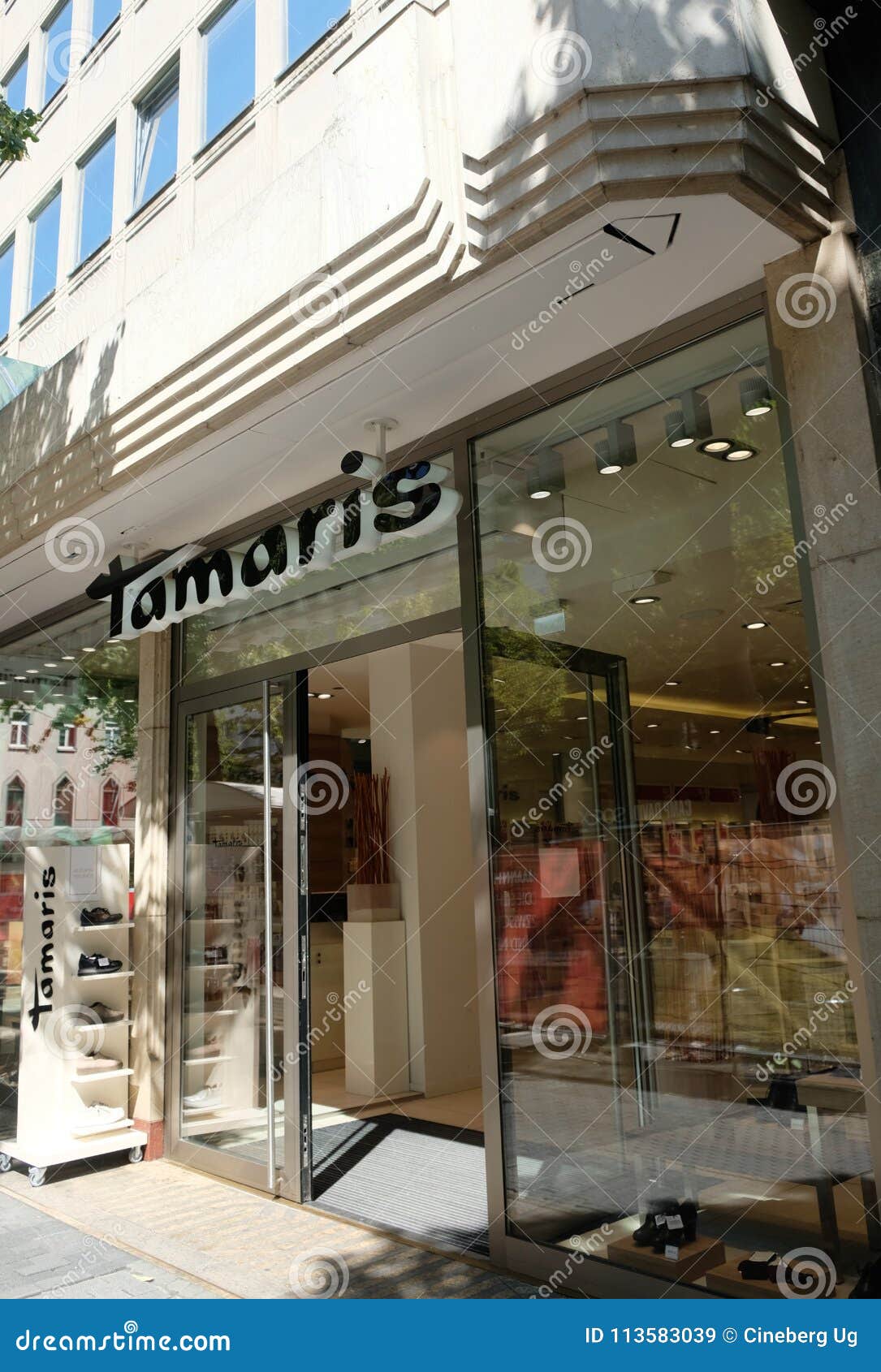 Tamaris store editorial stock Image boutique -