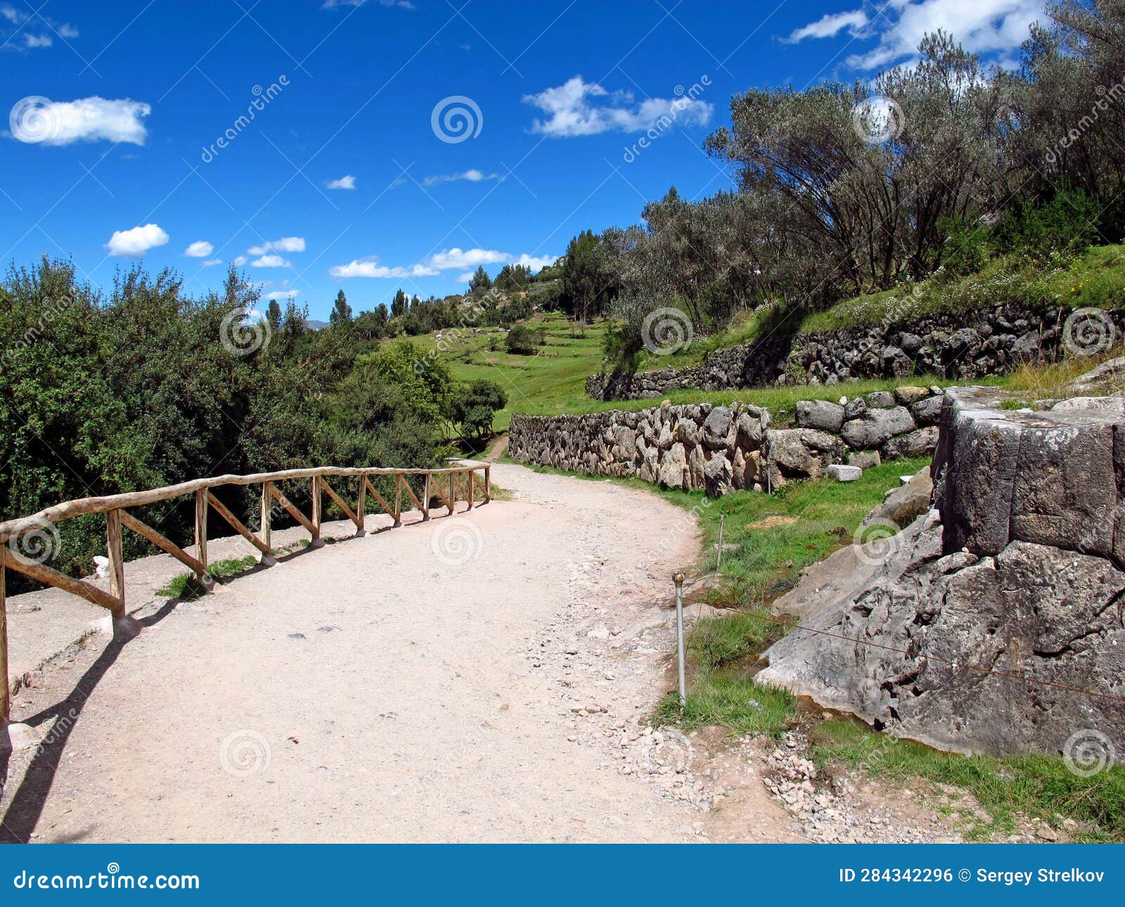 Tambomachay, Ancient Ruins in Cusco, Inca Empire, Peru Stock Photo ...